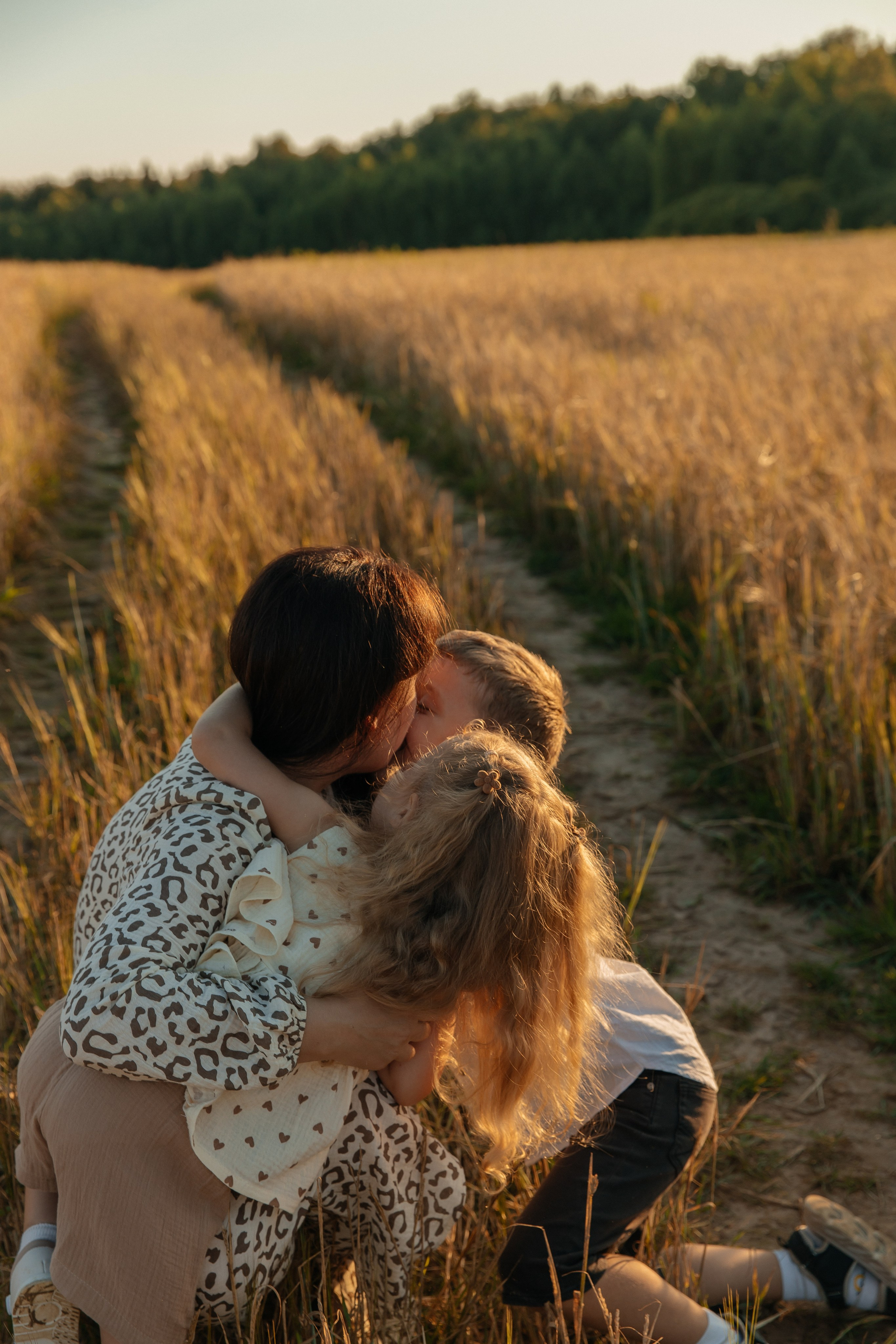 Дима Алёна Добромир и Стеша. Семейный фотограф Москва