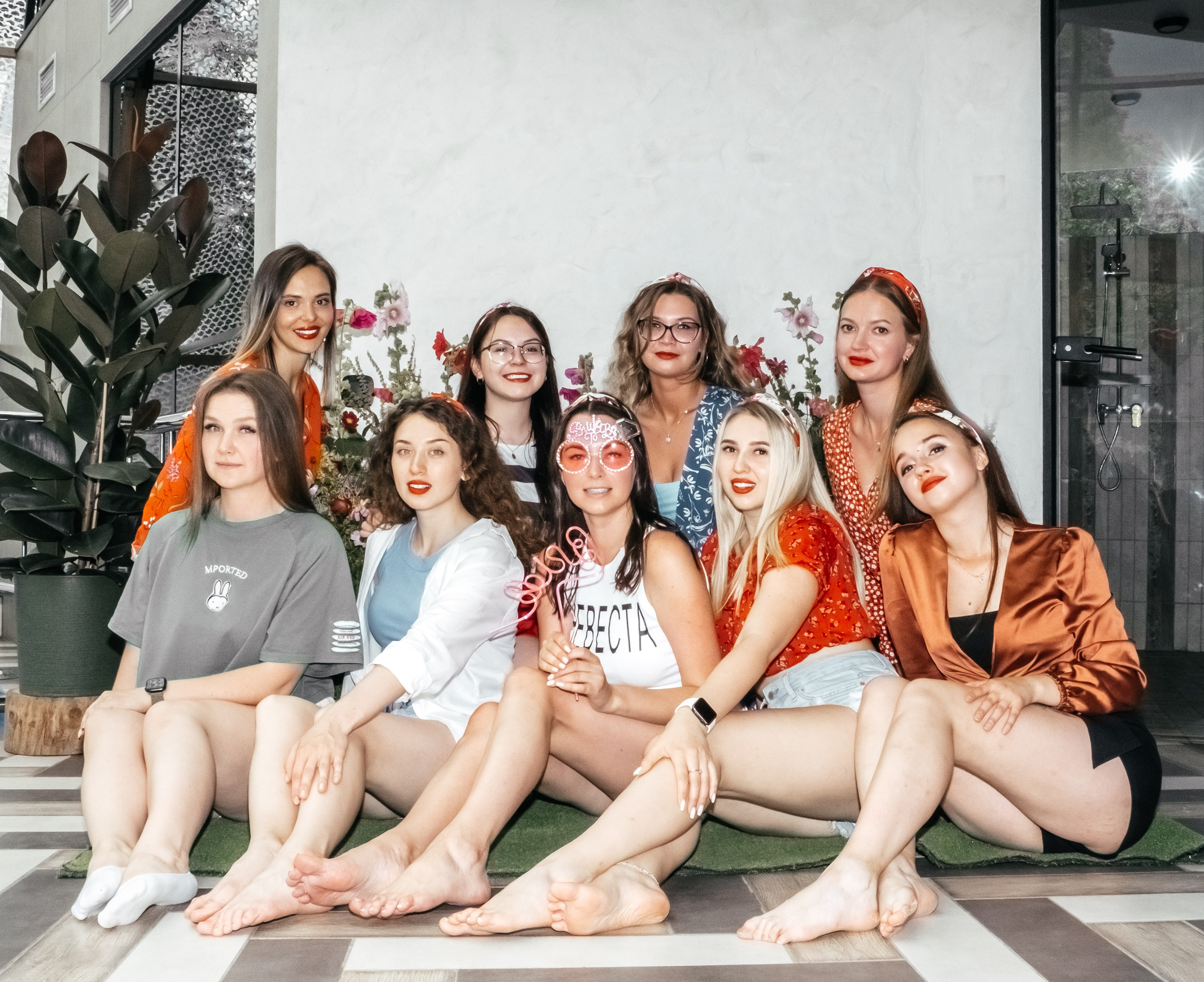 Девичник Насти. Невеста