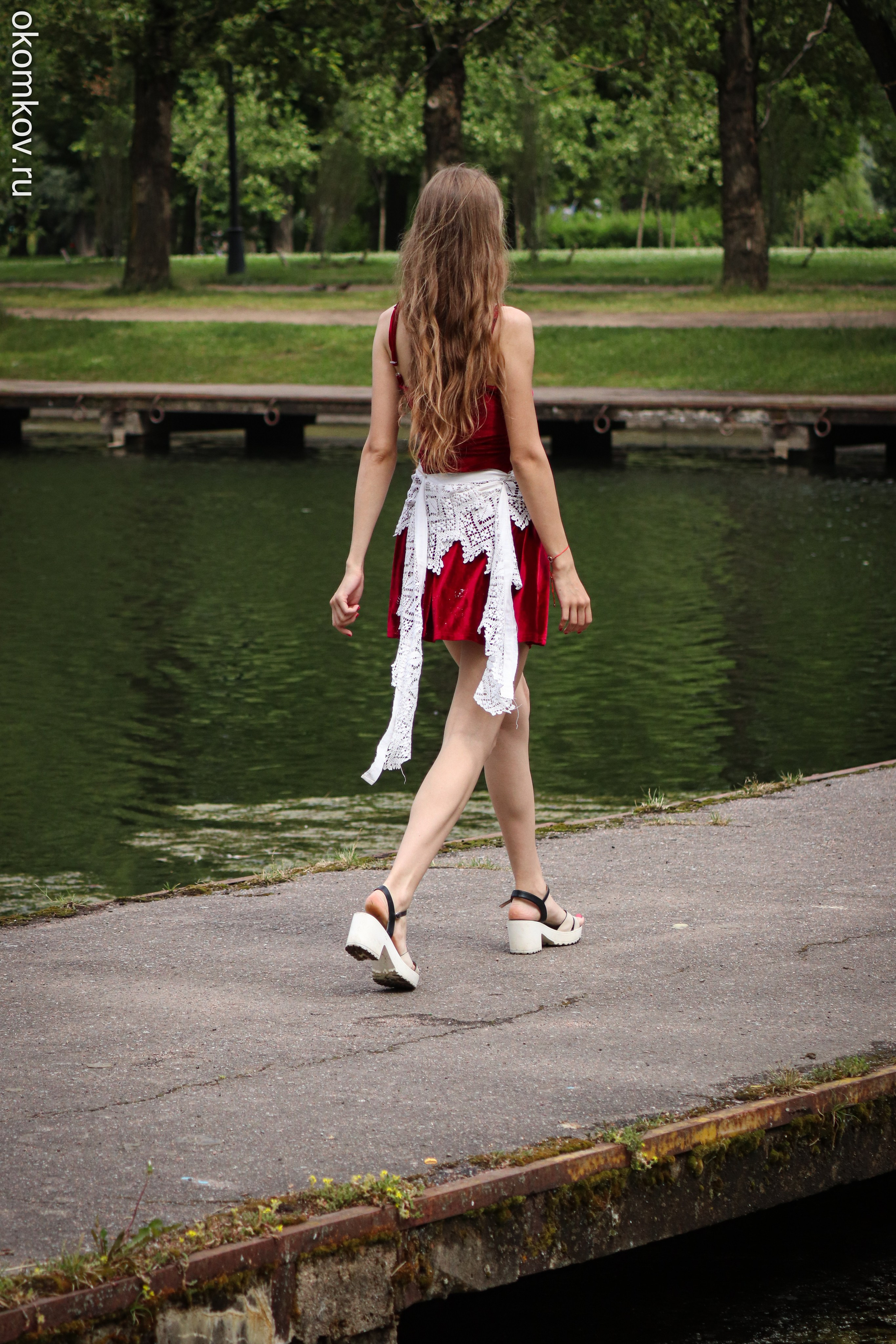 Показ образов на пирсе Московского парка Победы. Ивентный фотограф в Санкт-Петербурге Олег Комков