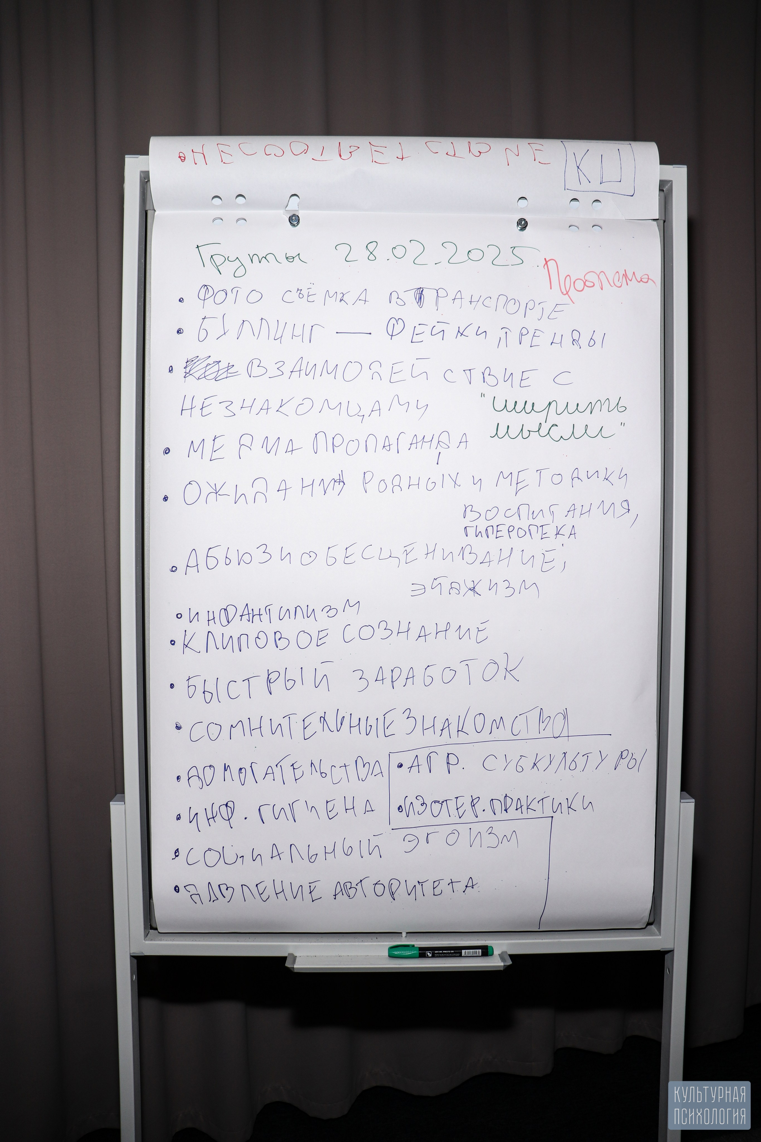 Культурная Психология (Просто на Большом, 28 февраля 2025). Ивентный фотограф в Санкт-Петербурге Олег Комков