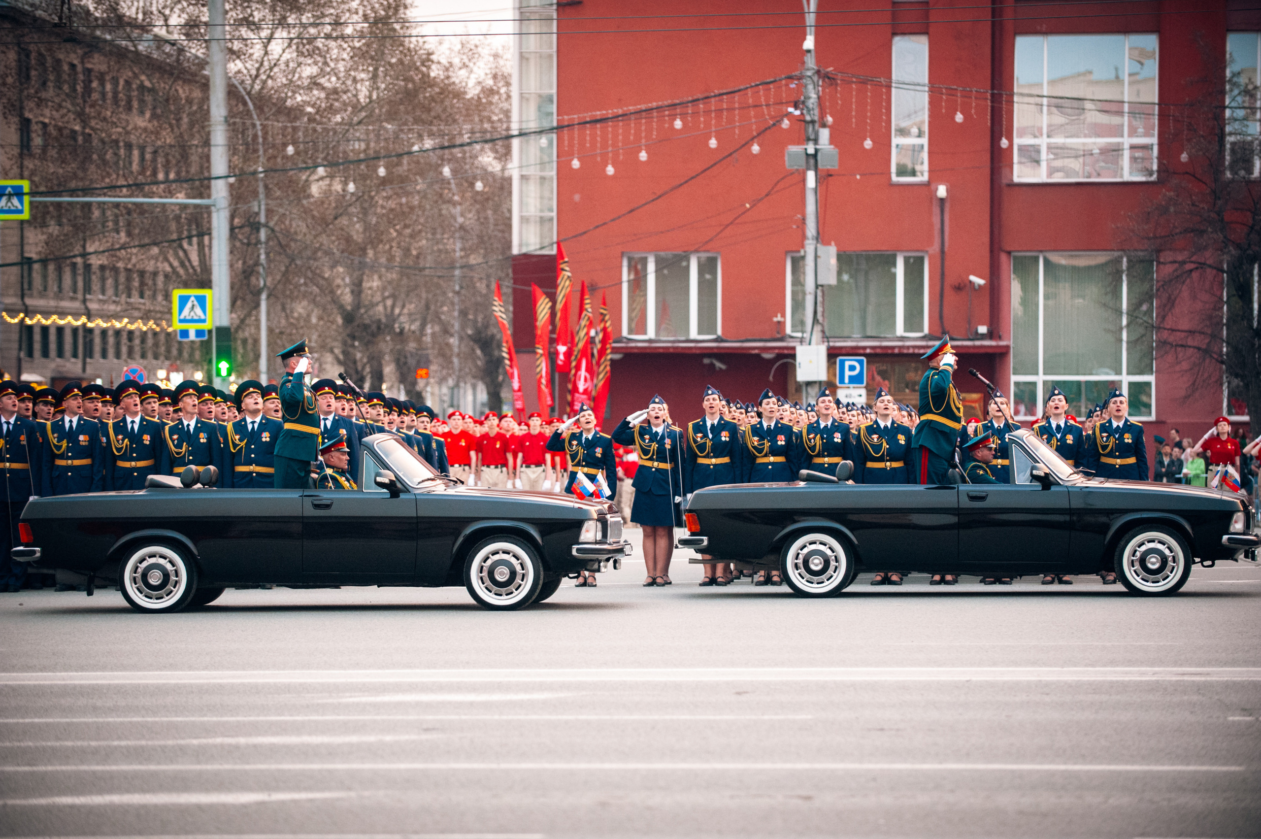 Репетиция парада. Фотограф в Новосибирске Полина Колмачевская