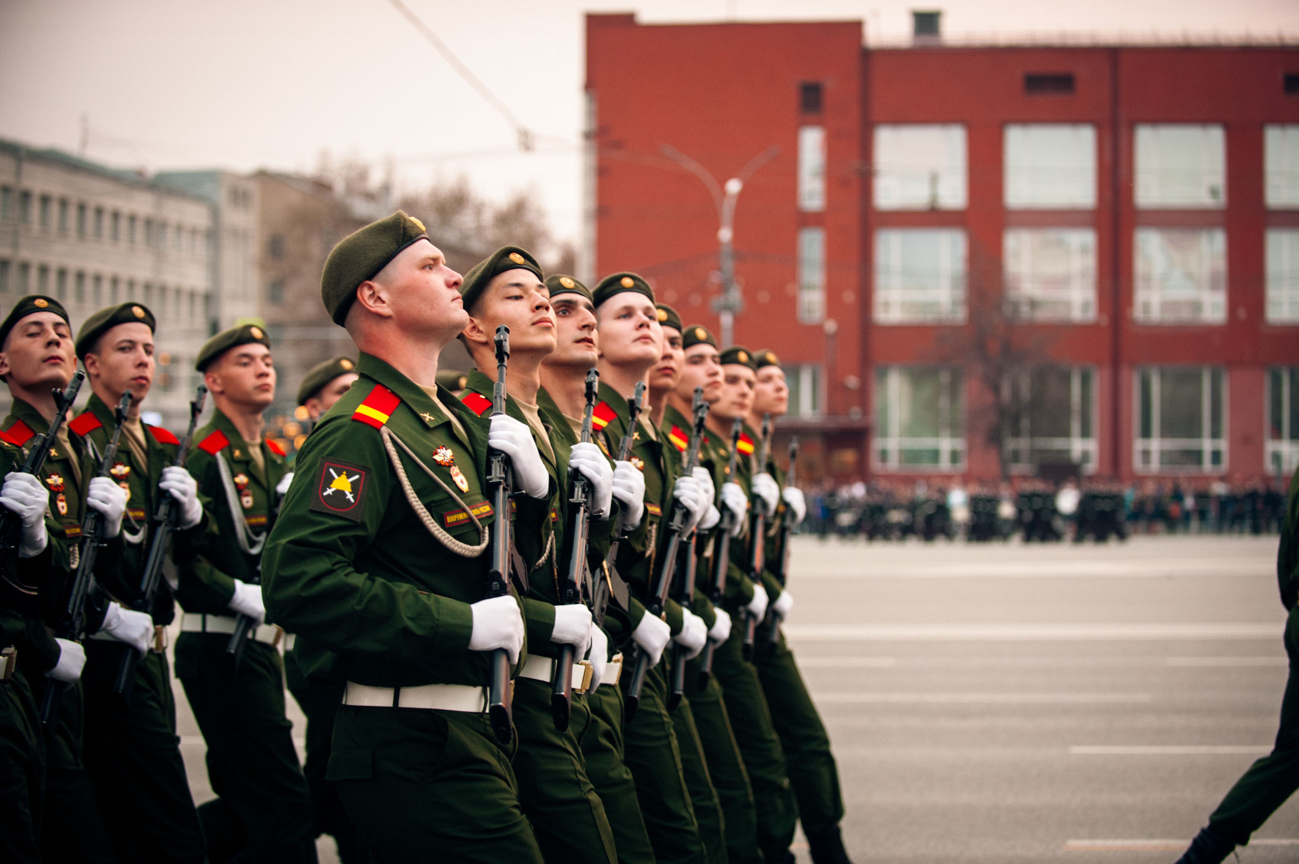 Репетиция парада. Фотограф в Новосибирске Полина Колмачевская