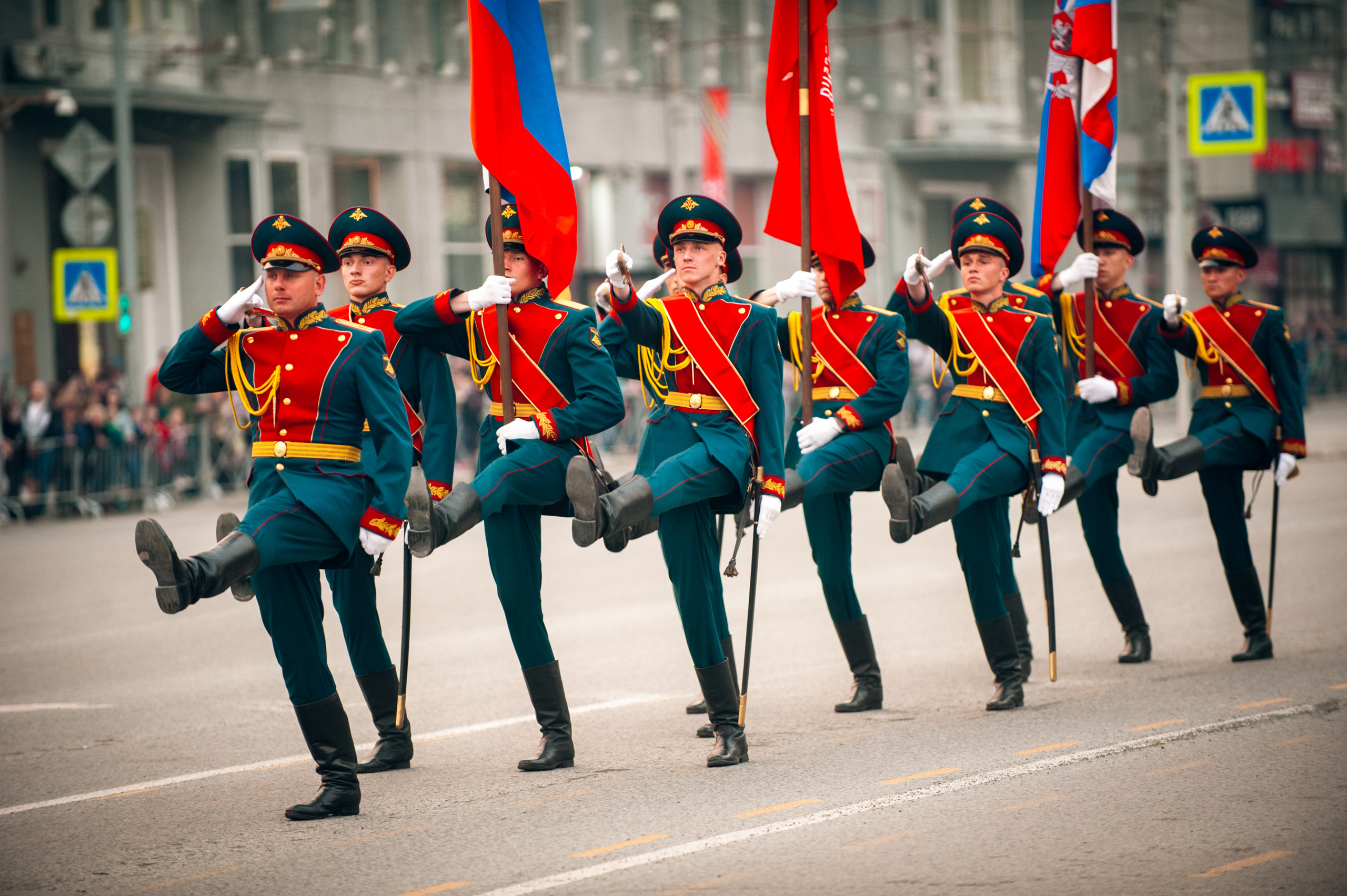 Репетиция парада. Фотограф в Новосибирске Полина Колмачевская