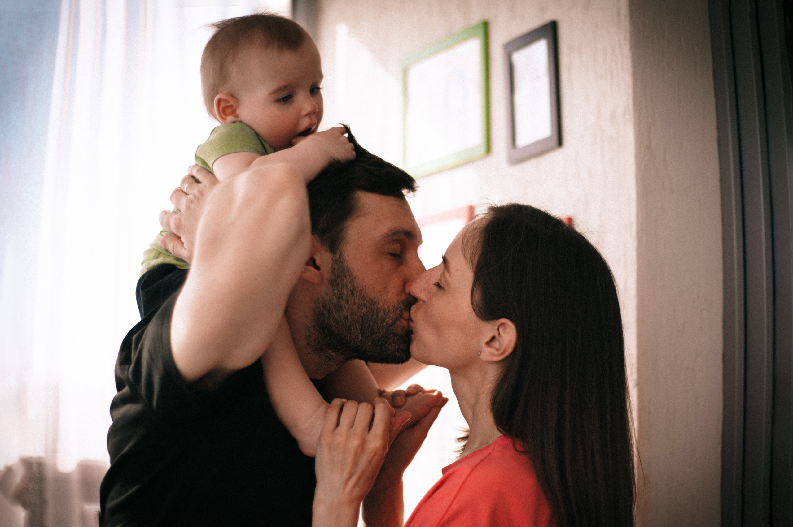 Семейная съёмка дома. Фотограф в Новосибирске Полина Колмачевская