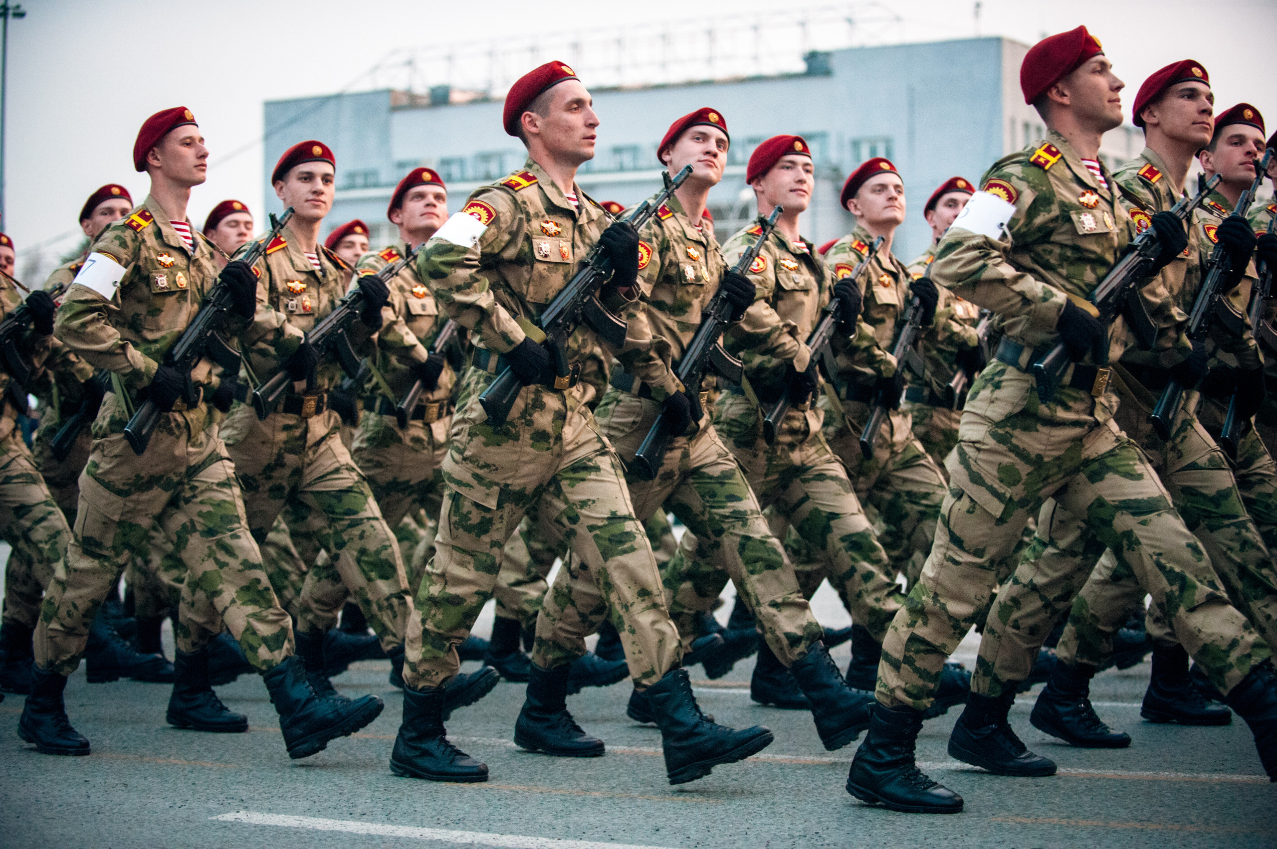 Репетиция парада. Фотограф в Новосибирске Полина Колмачевская