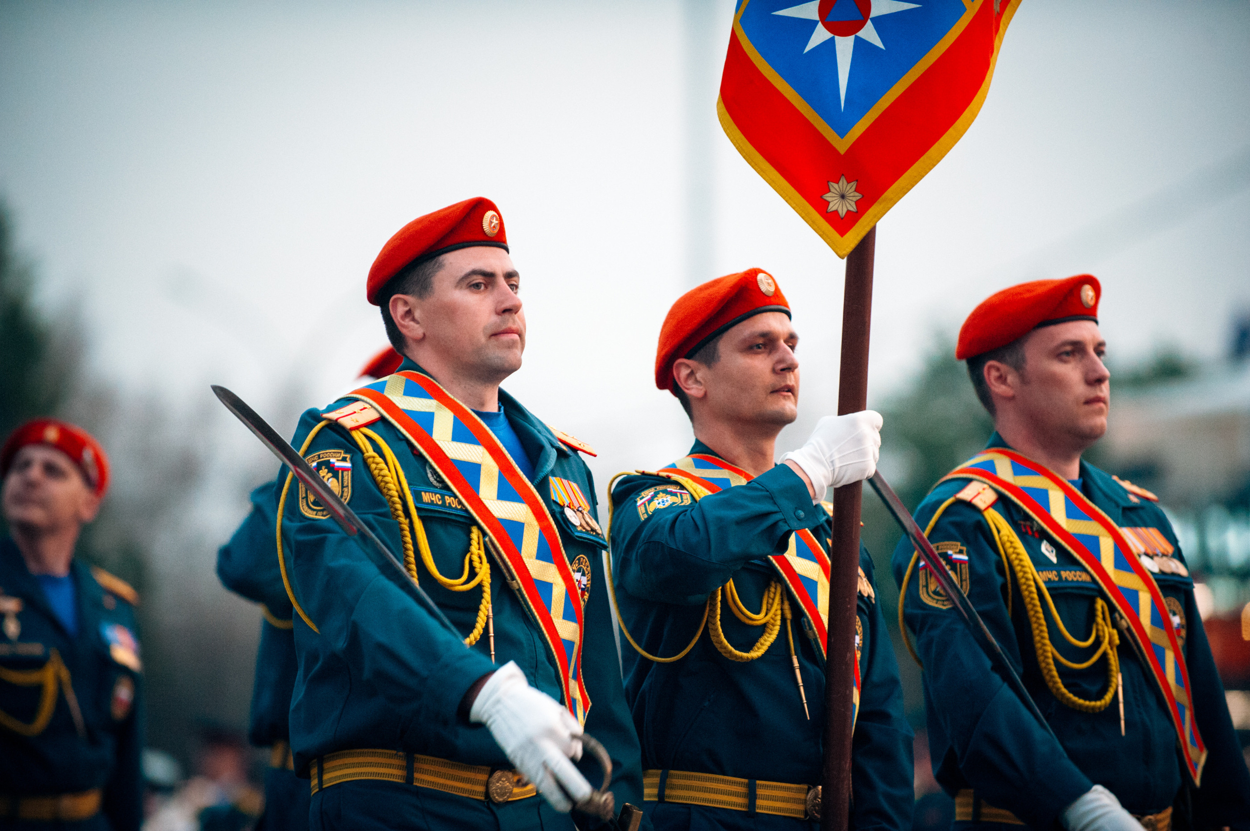 Репетиция парада. Фотограф в Новосибирске Полина Колмачевская