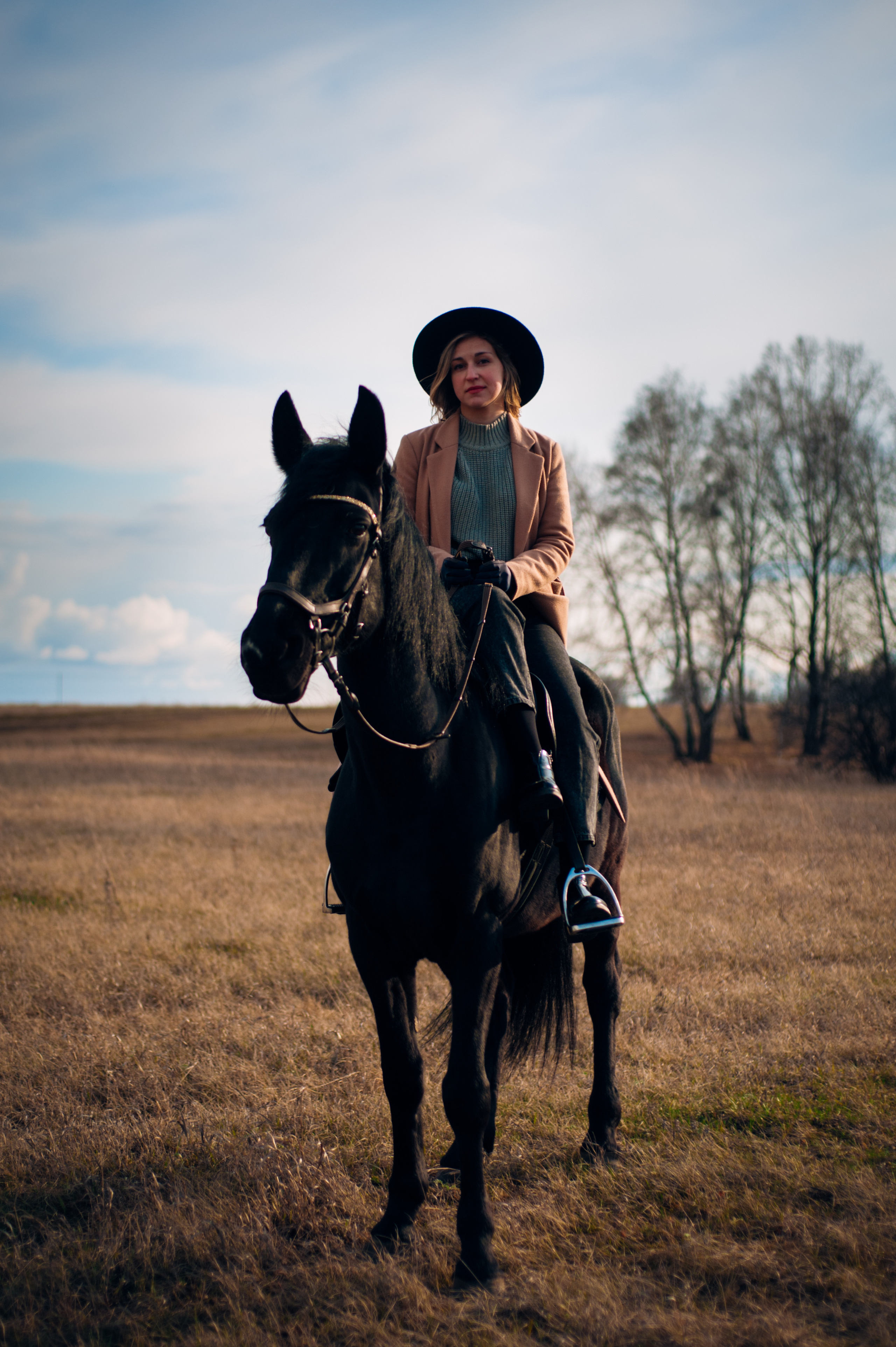 Алёна с лошадками. Фотограф в Новосибирске Полина Колмачевская