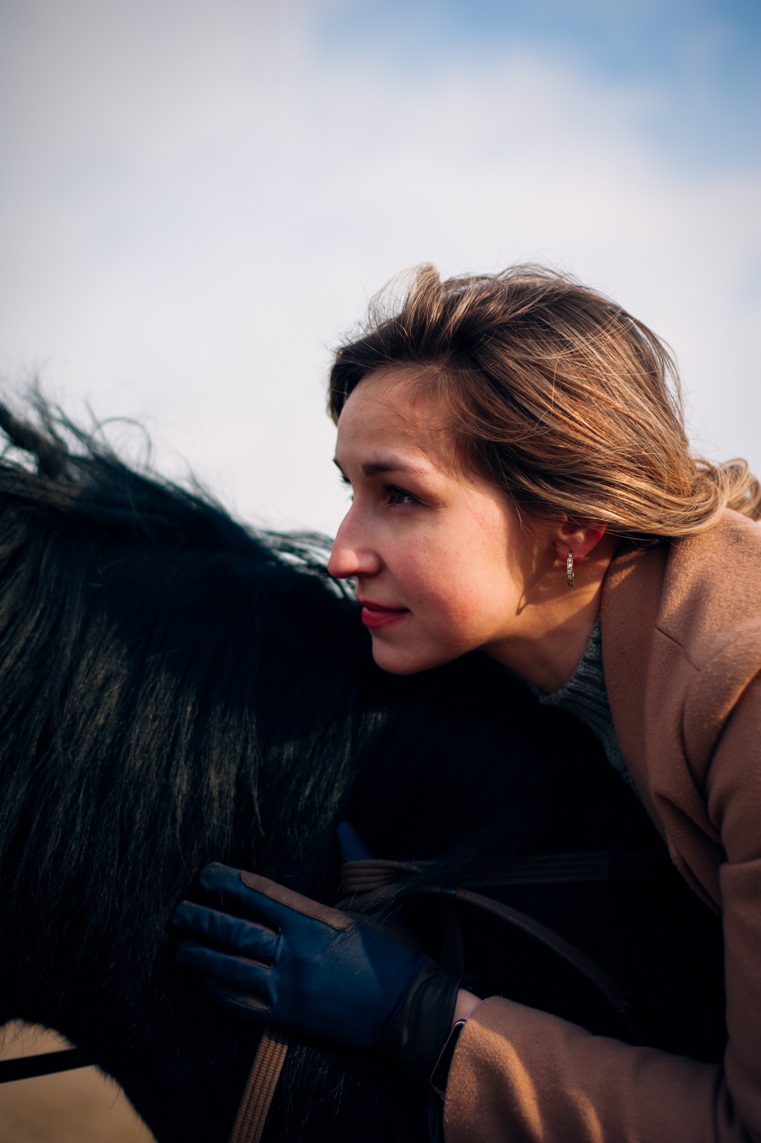 Алёна с лошадками. Фотограф в Новосибирске Полина Колмачевская