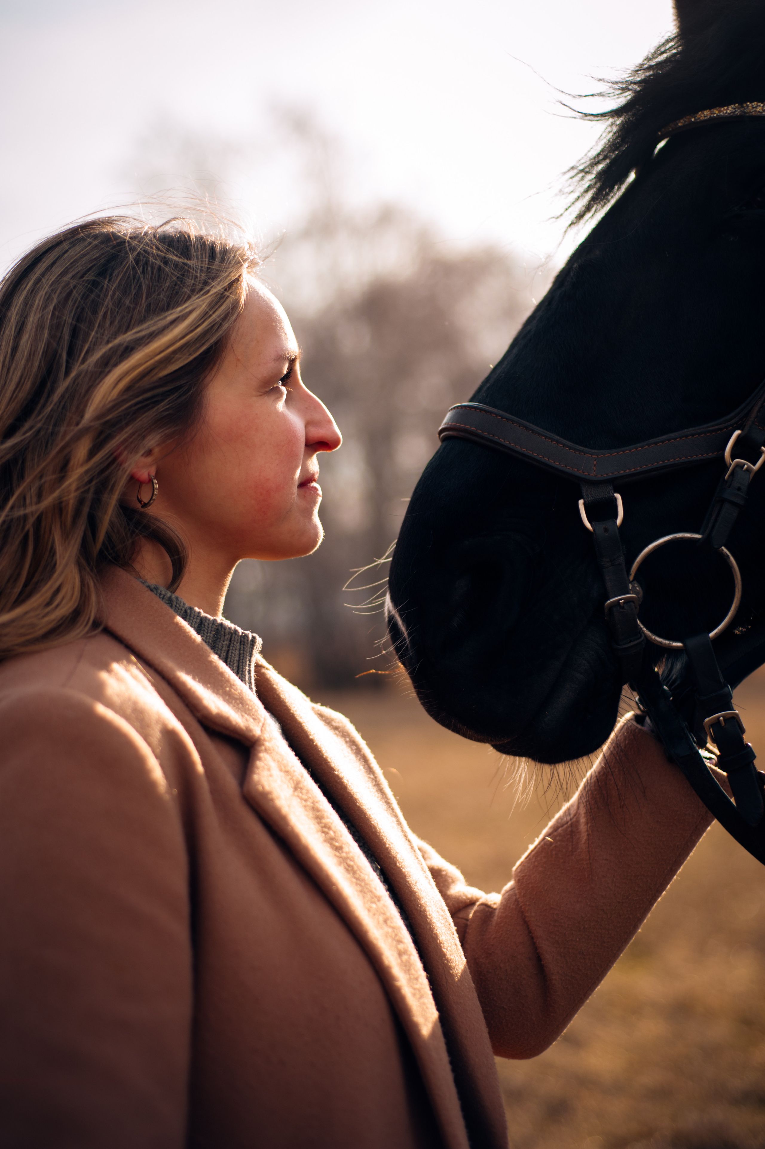 Алёна с лошадками. Фотограф в Новосибирске Полина Колмачевская