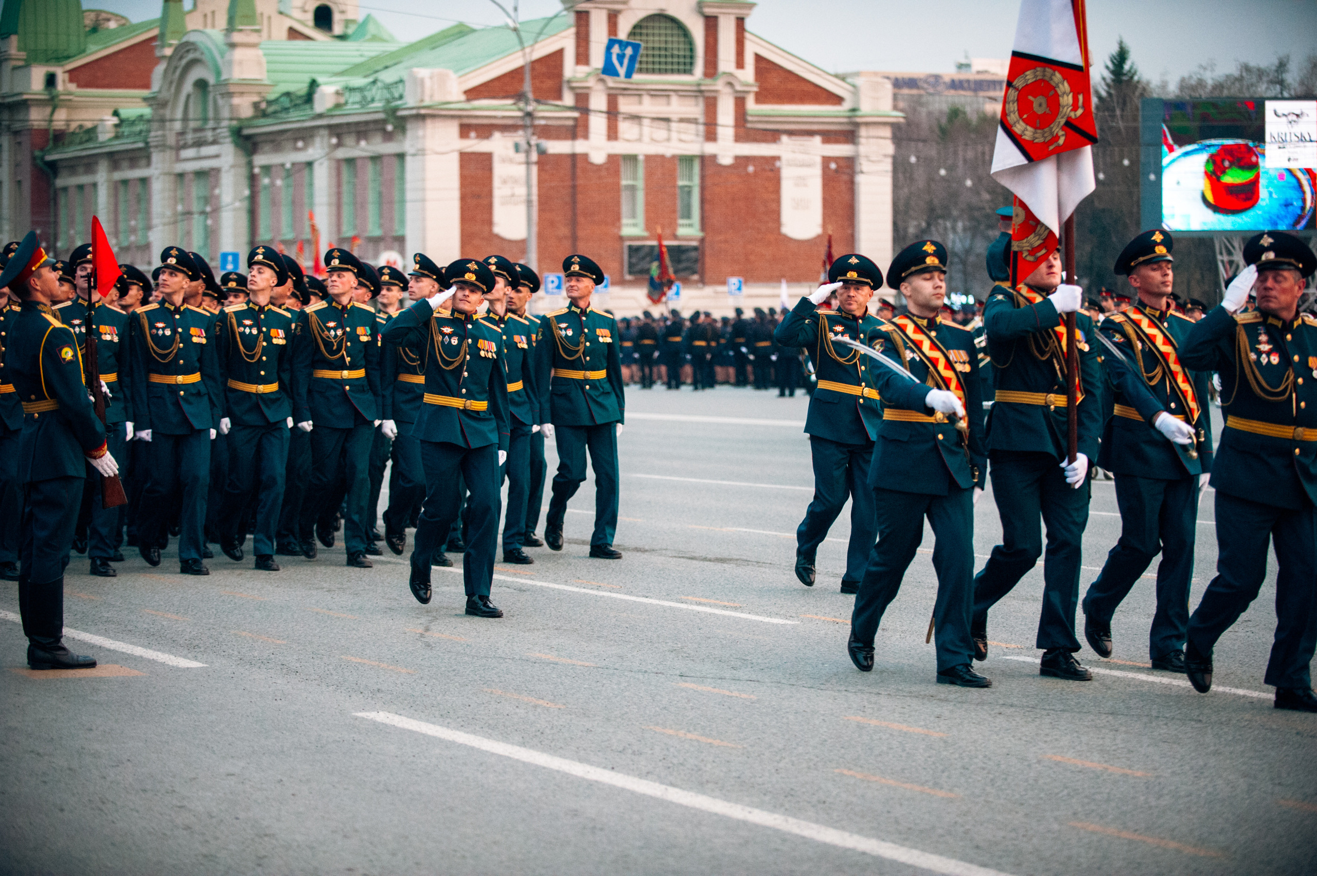 Репетиция парада. Фотограф в Новосибирске Полина Колмачевская