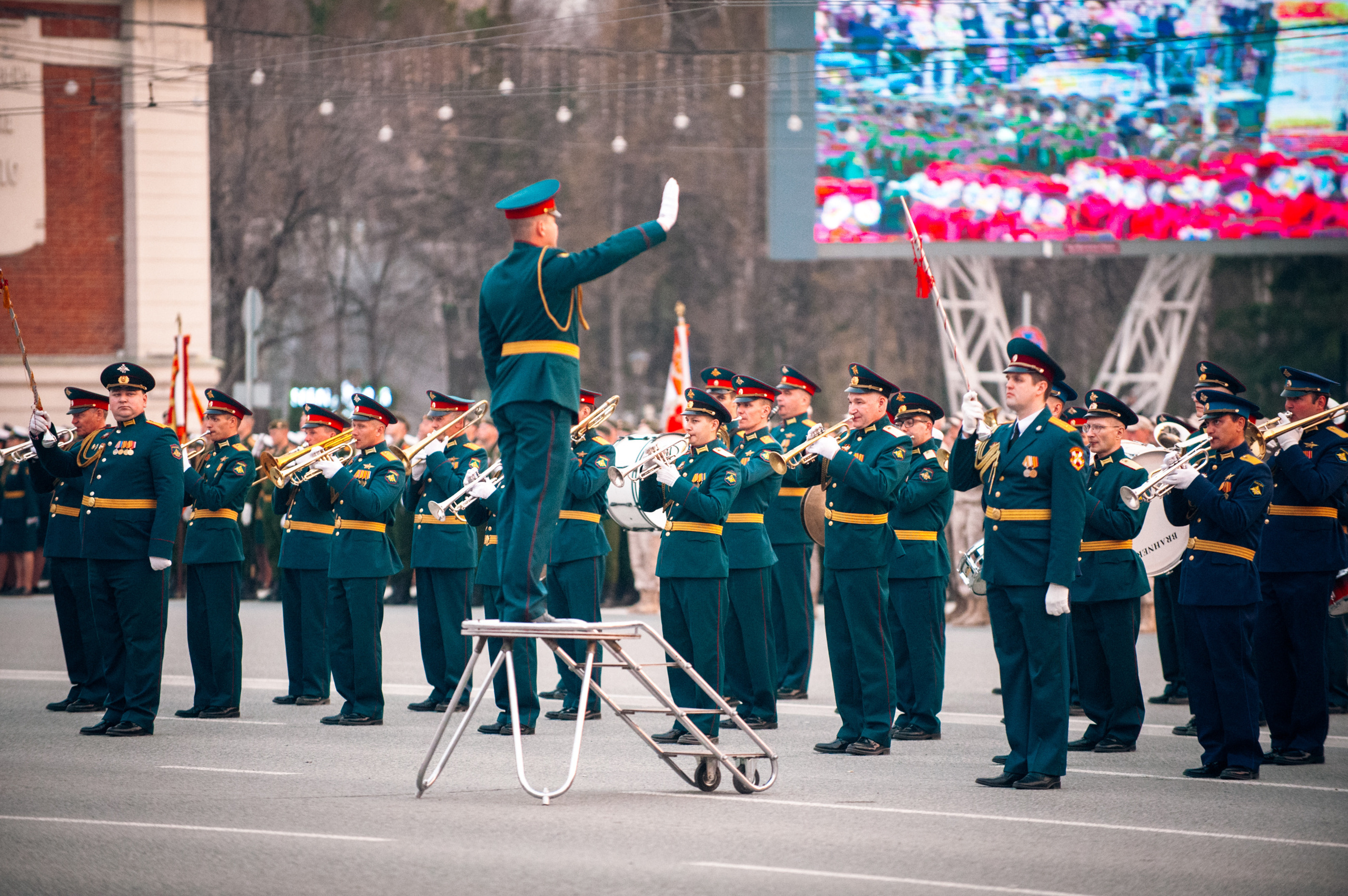 Репетиция парада. Фотограф в Новосибирске Полина Колмачевская