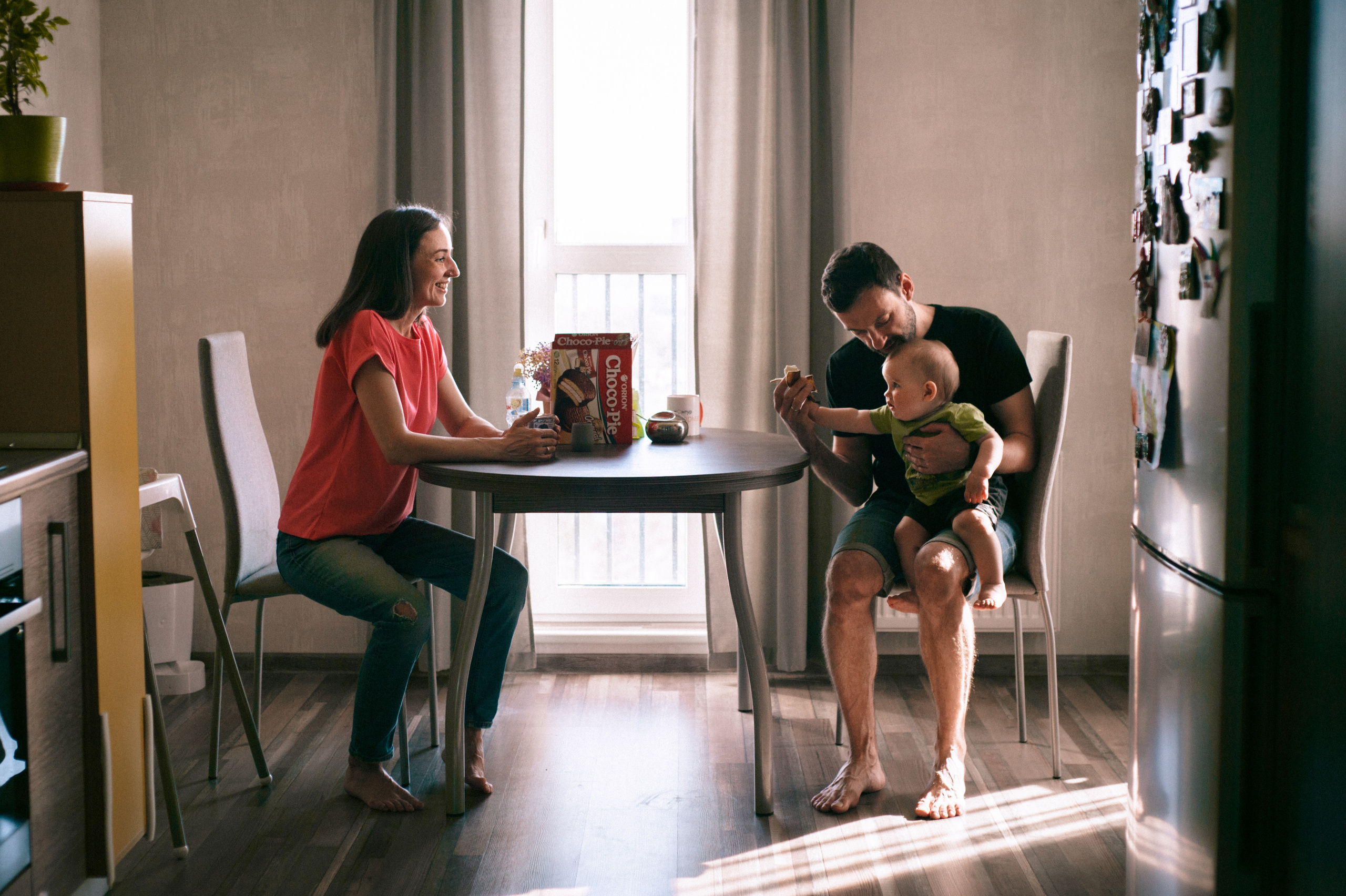 Семейная съёмка дома. Фотограф в Новосибирске Полина Колмачевская