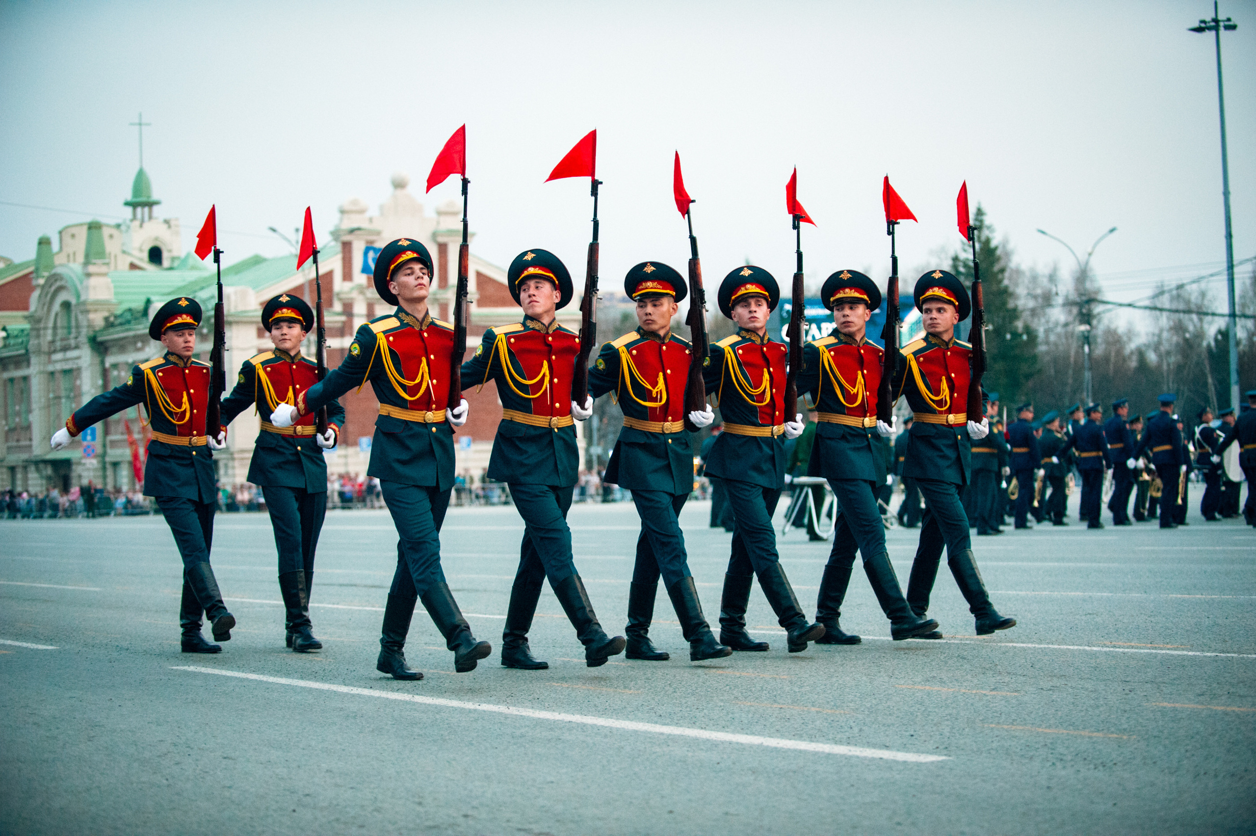 Репетиция парада. Фотограф в Новосибирске Полина Колмачевская