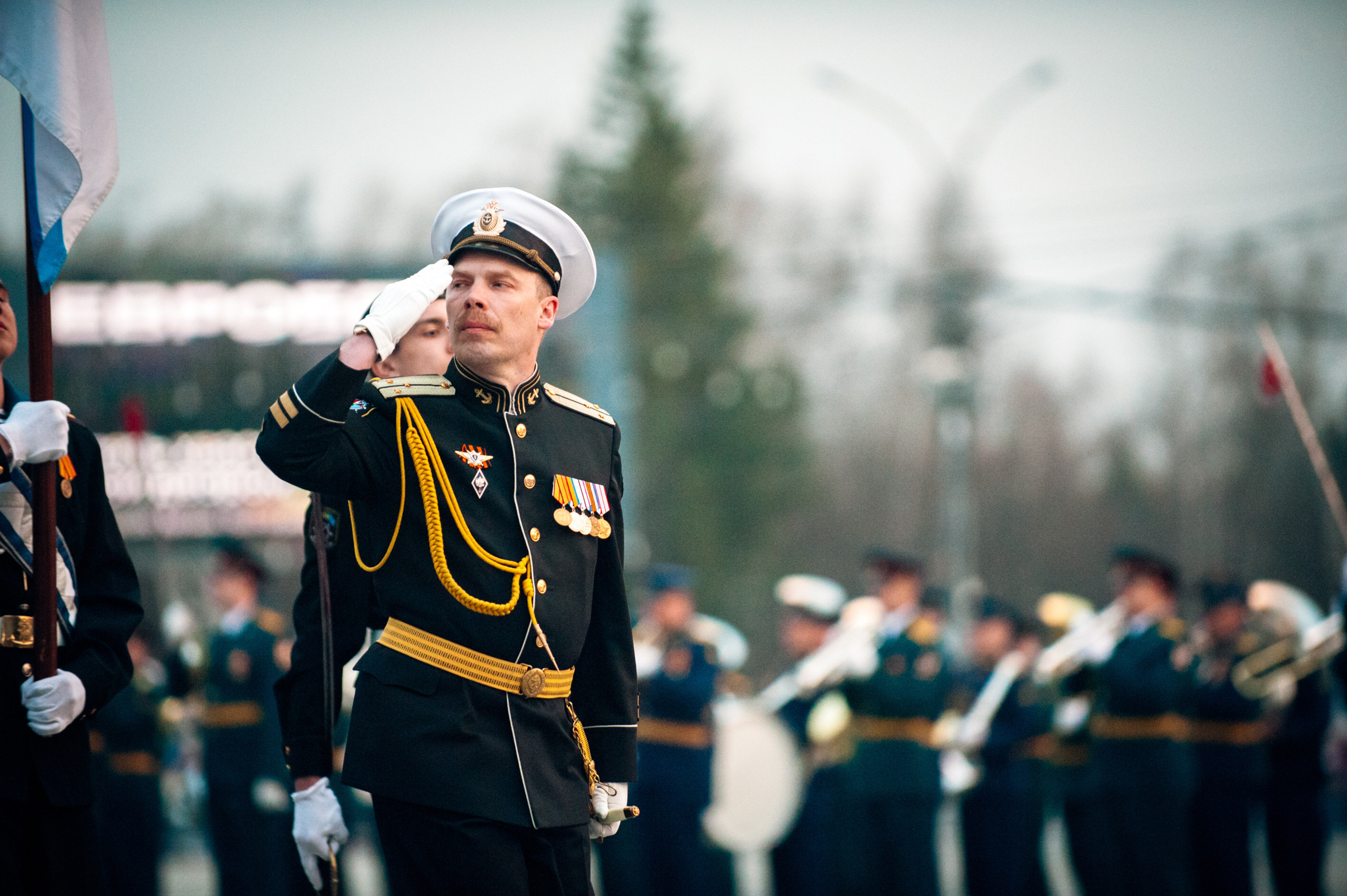 Репетиция парада. Фотограф в Новосибирске Полина Колмачевская