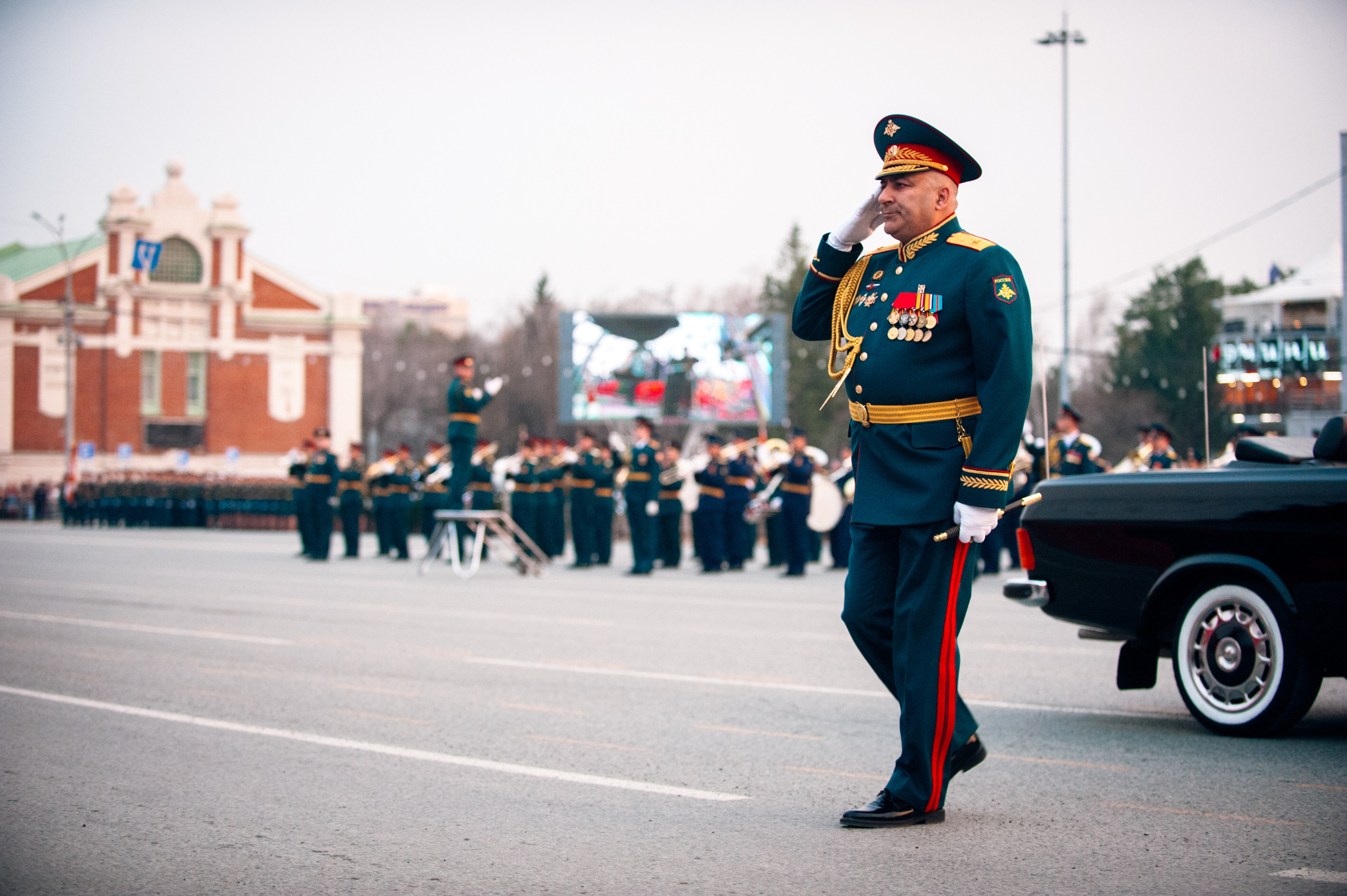 Репетиция парада. Фотограф в Новосибирске Полина Колмачевская