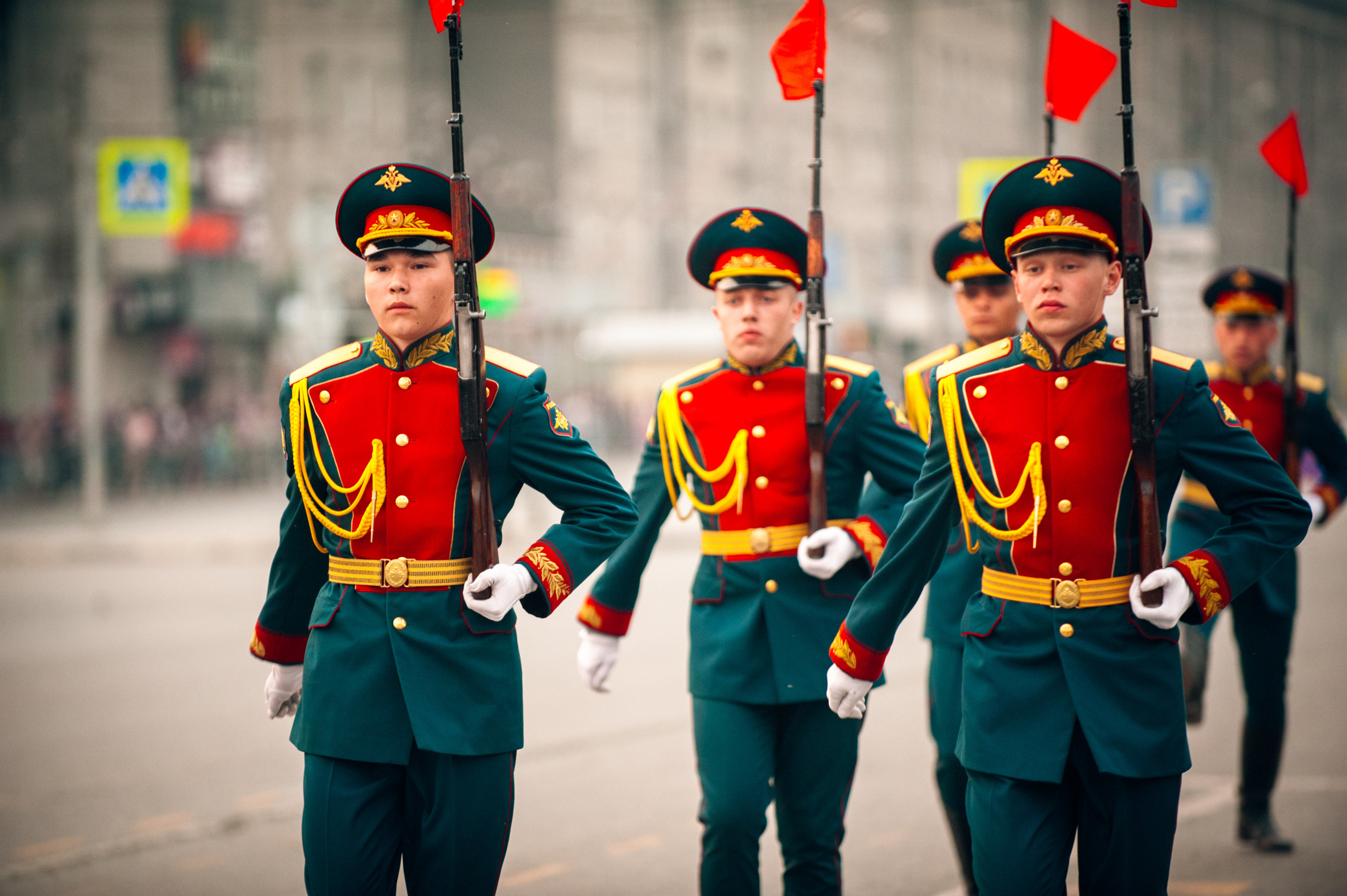 Репетиция парада. Фотограф в Новосибирске Полина Колмачевская