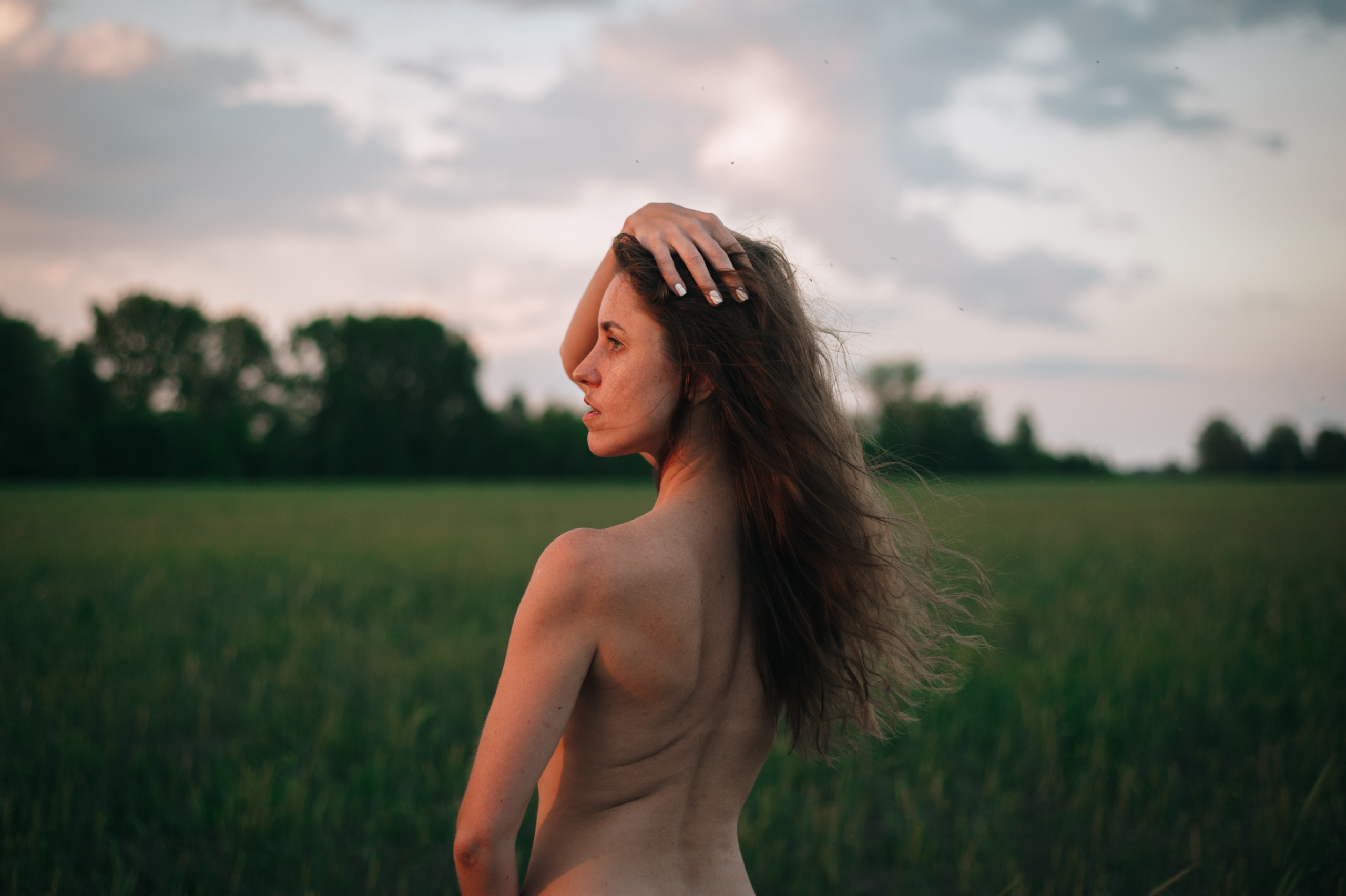 Таня, съёмка на закате. Фотограф в Новосибирске Полина Колмачевская