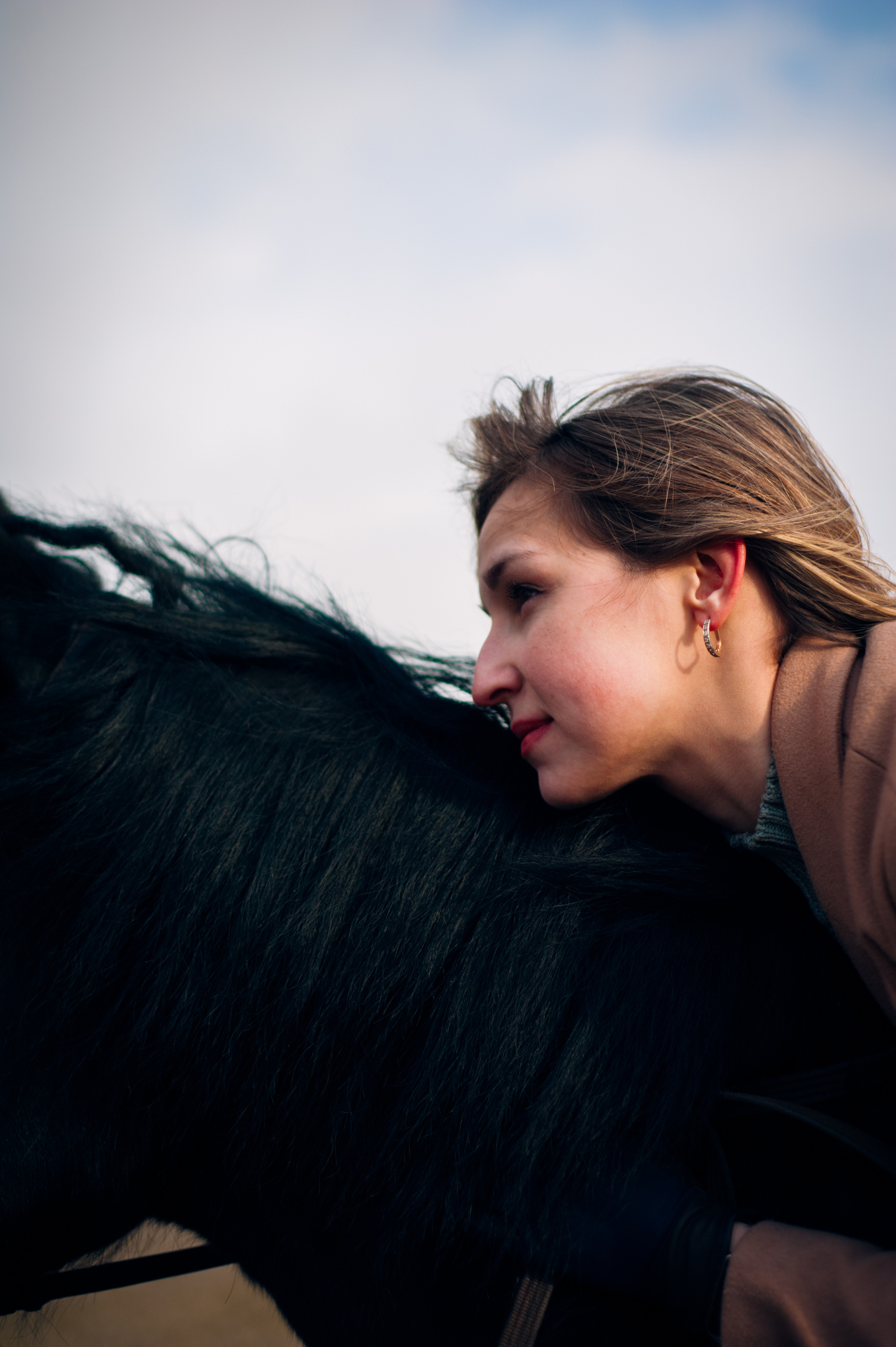 Алёна с лошадками. Фотограф в Новосибирске Полина Колмачевская