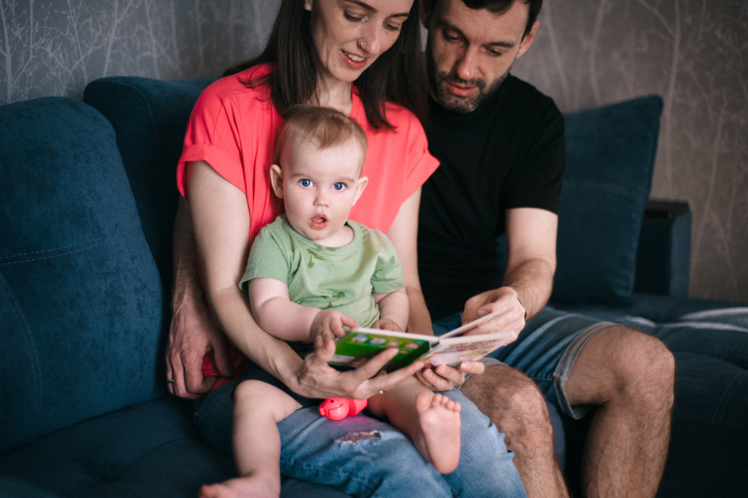 Семейная съёмка дома. Фотограф в Новосибирске Полина Колмачевская