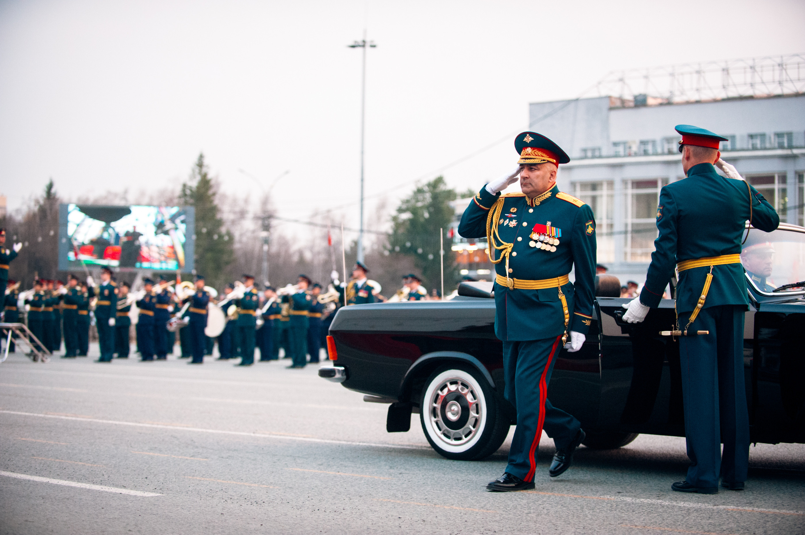 Репетиция парада. Фотограф в Новосибирске Полина Колмачевская