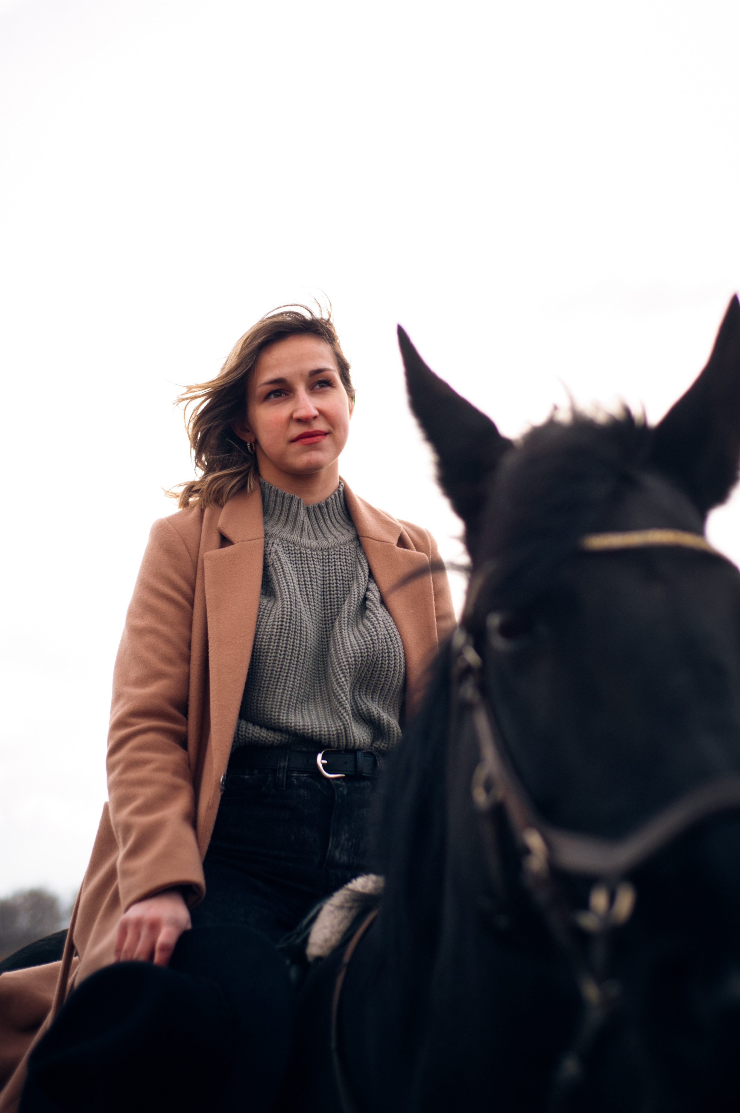 Алёна с лошадками. Фотограф в Новосибирске Полина Колмачевская