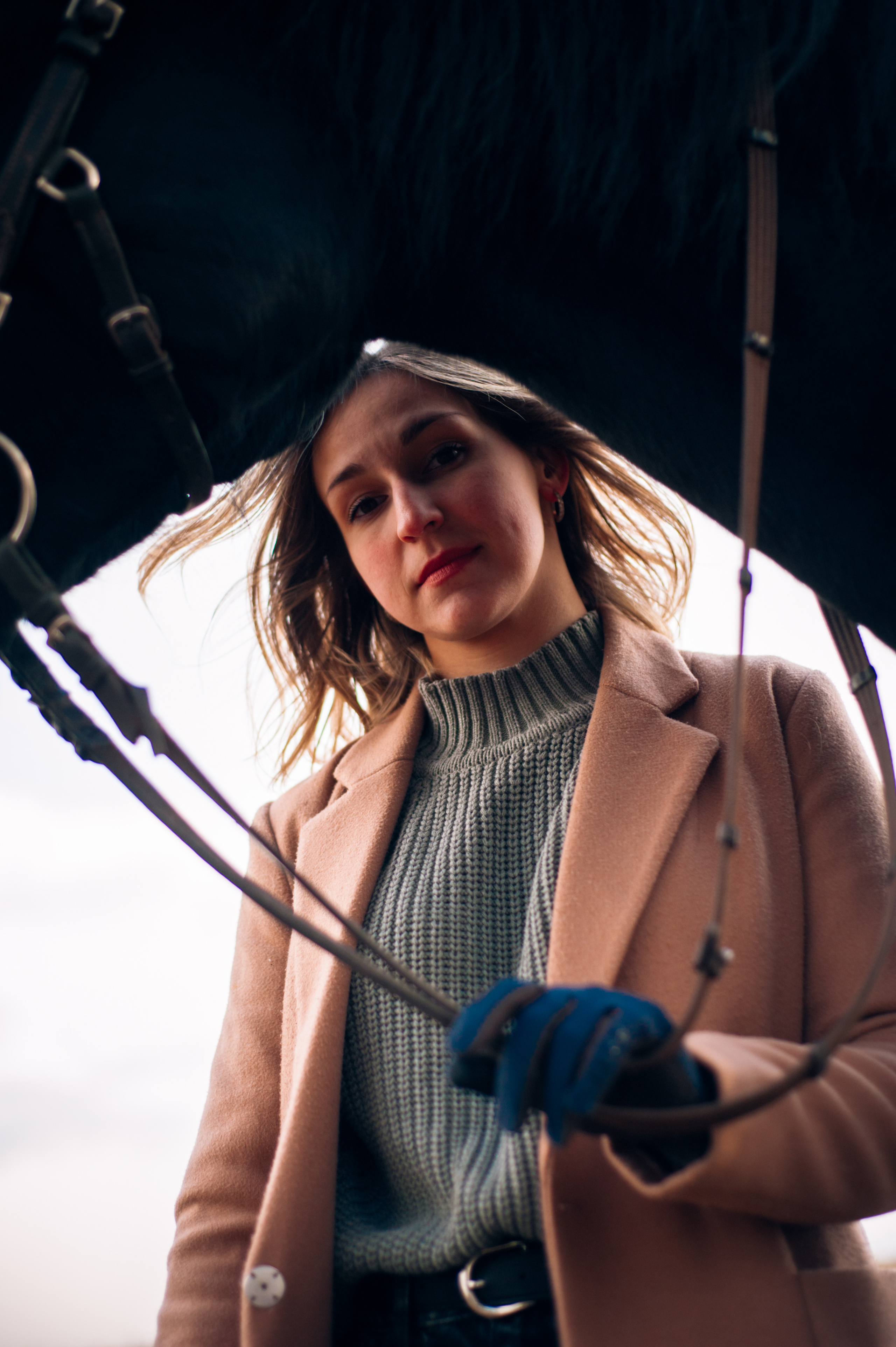 Алёна с лошадками. Фотограф в Новосибирске Полина Колмачевская