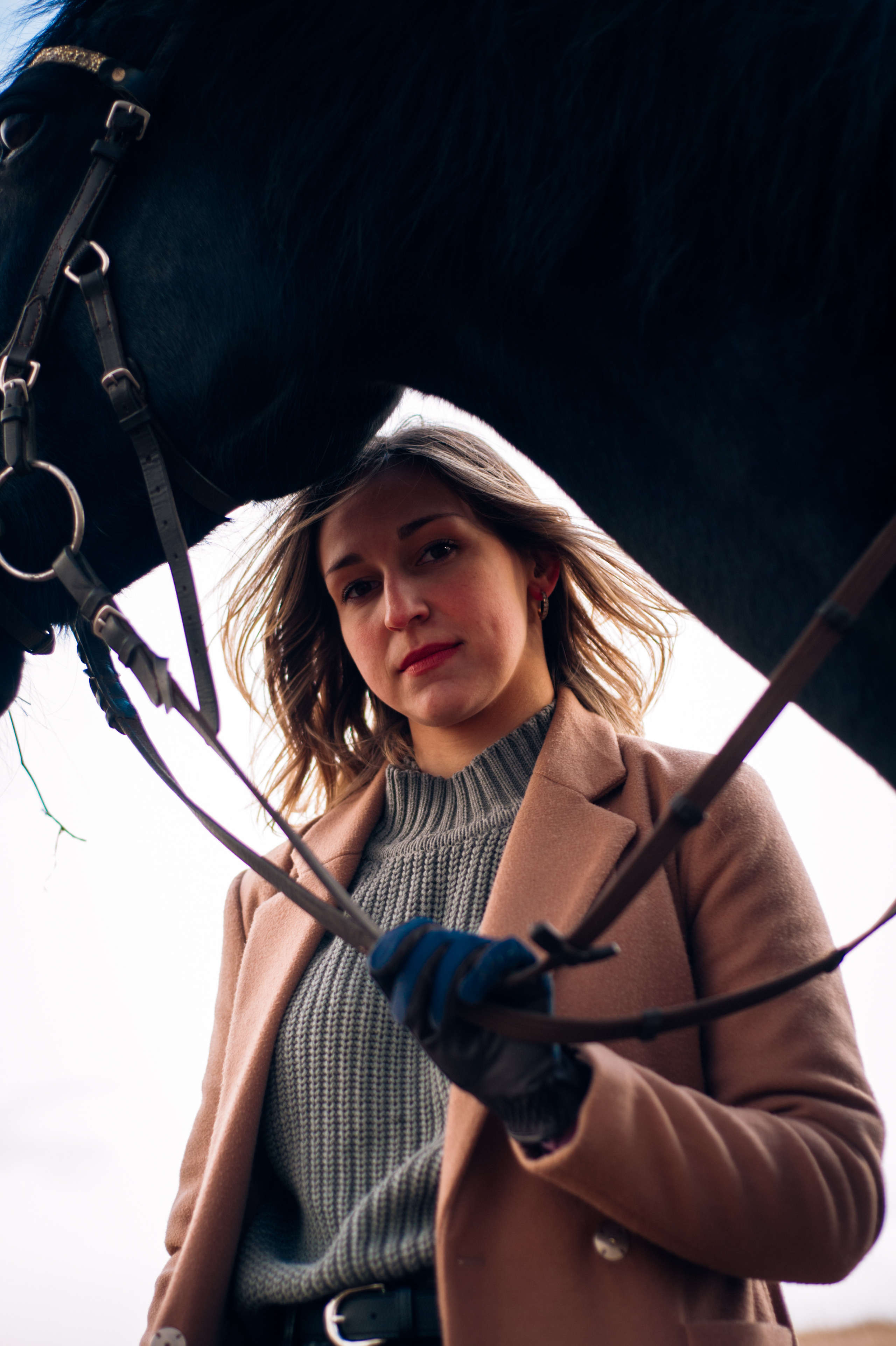 Алёна с лошадками. Фотограф в Новосибирске Полина Колмачевская