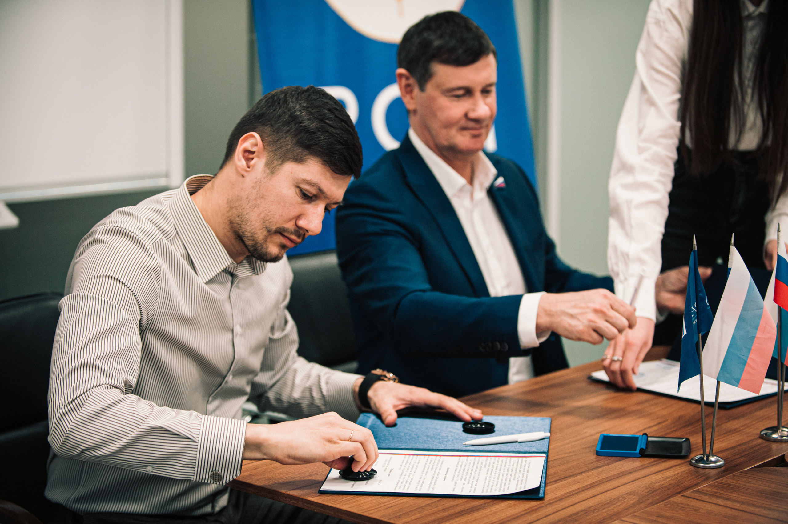 Подписание соглашения РСМ. Фотограф в Новосибирске Полина Колмачевская