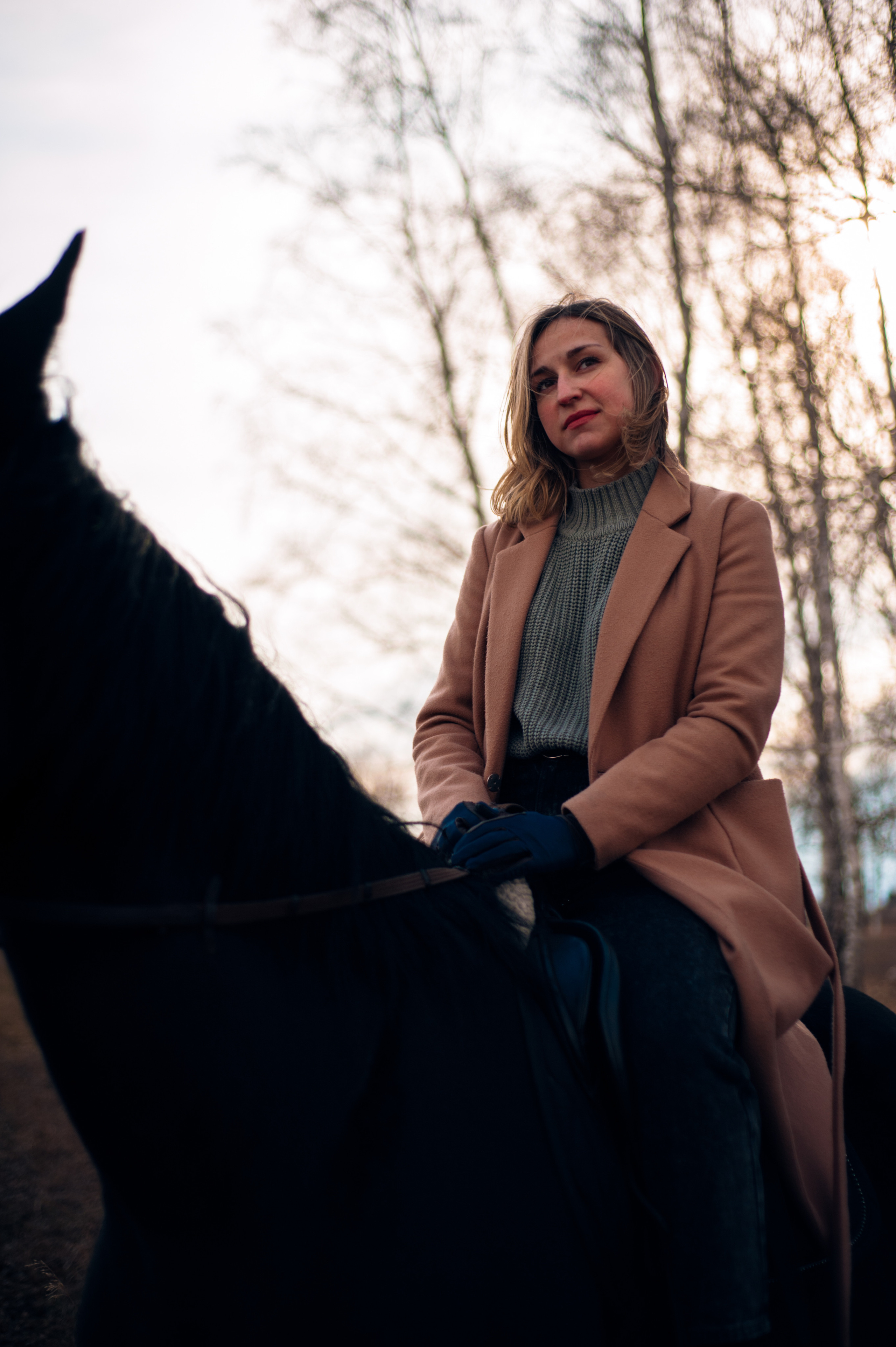 Алёна с лошадками. Фотограф в Новосибирске Полина Колмачевская