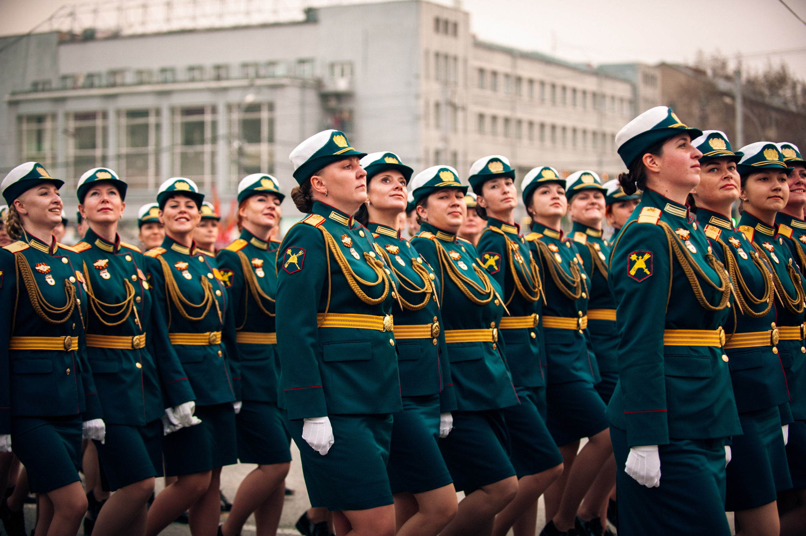 Репетиция парада. Фотограф в Новосибирске Полина Колмачевская