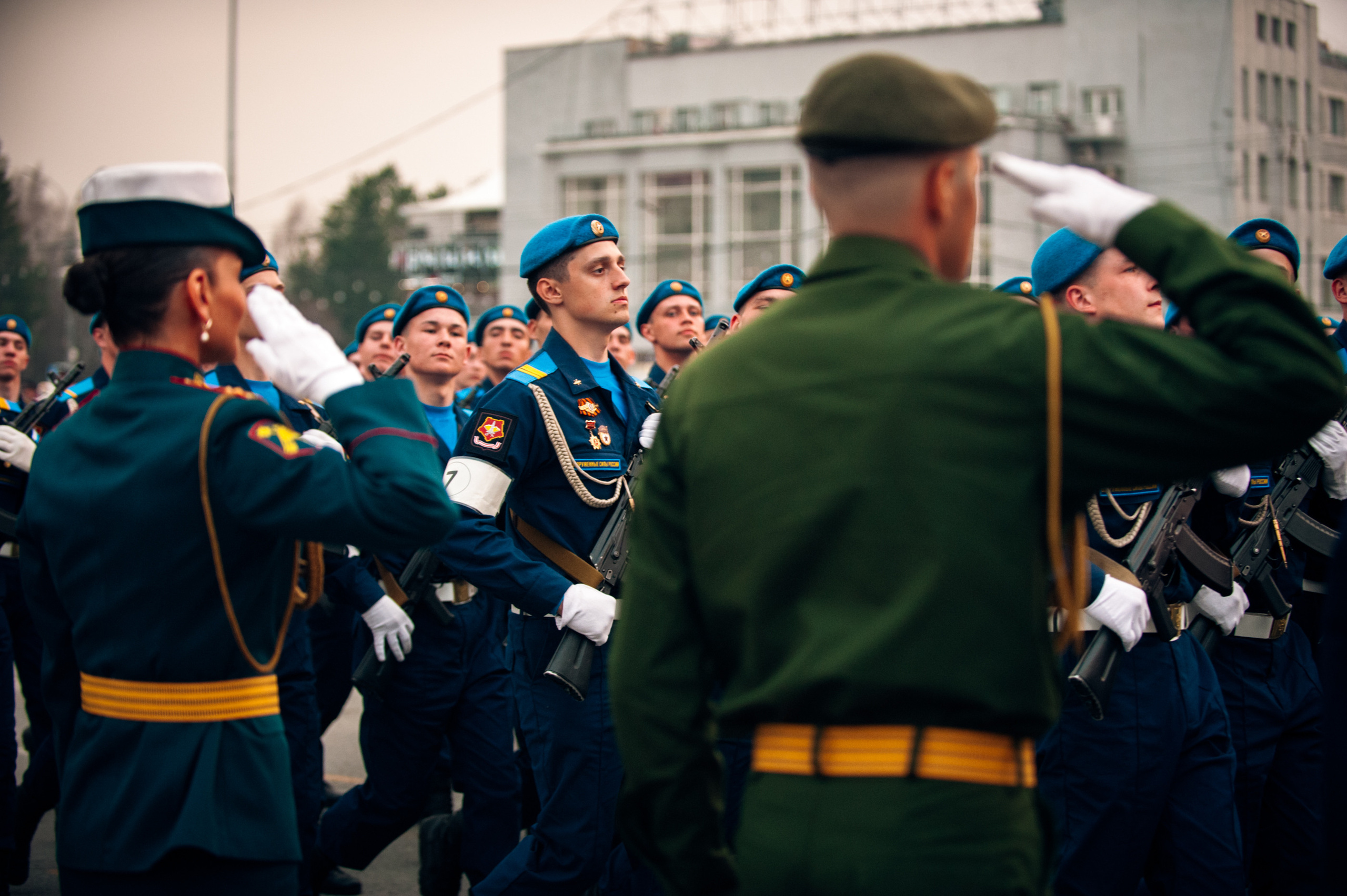 Репетиция парада. Фотограф в Новосибирске Полина Колмачевская
