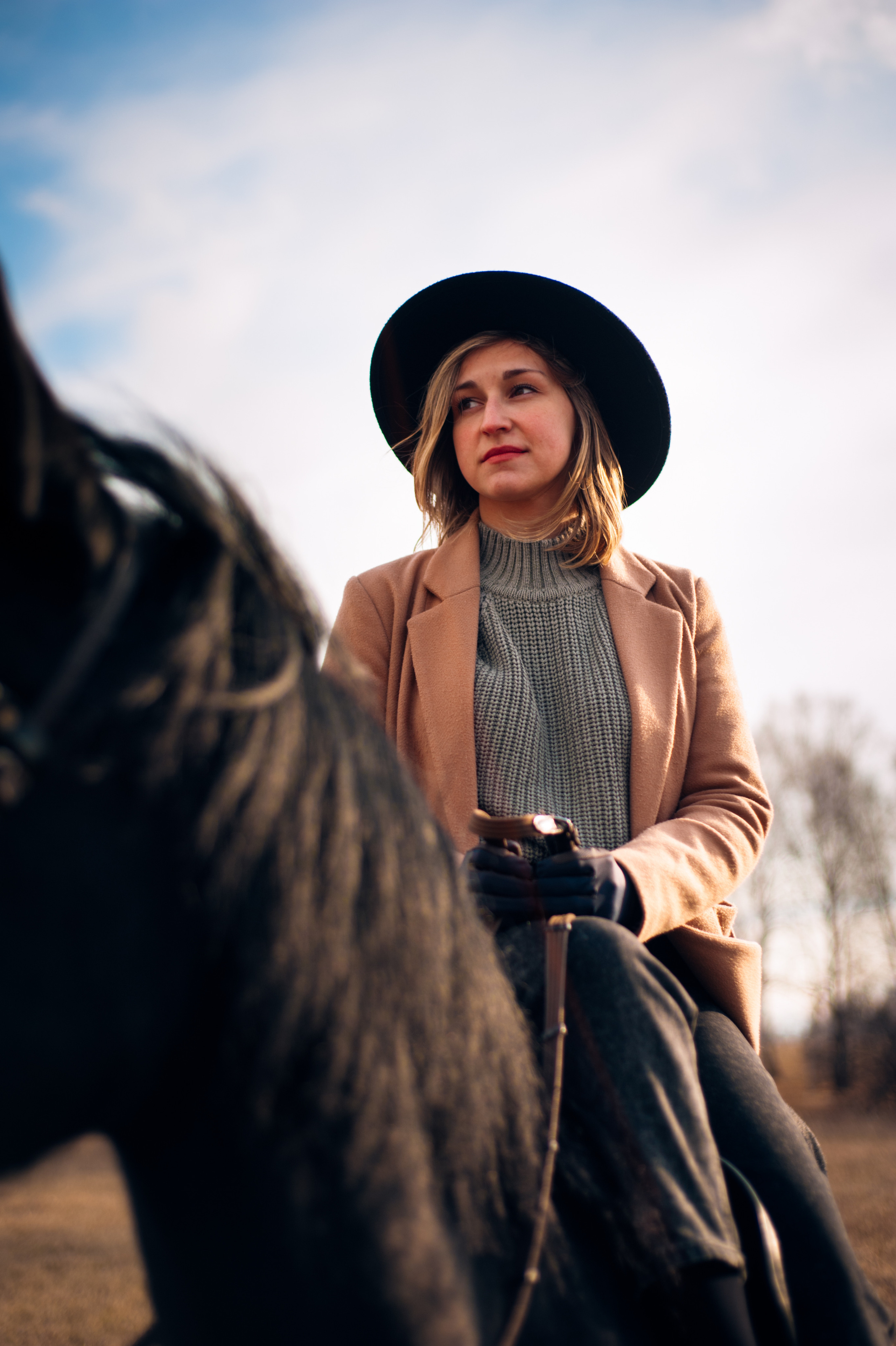 Алёна с лошадками. Фотограф в Новосибирске Полина Колмачевская
