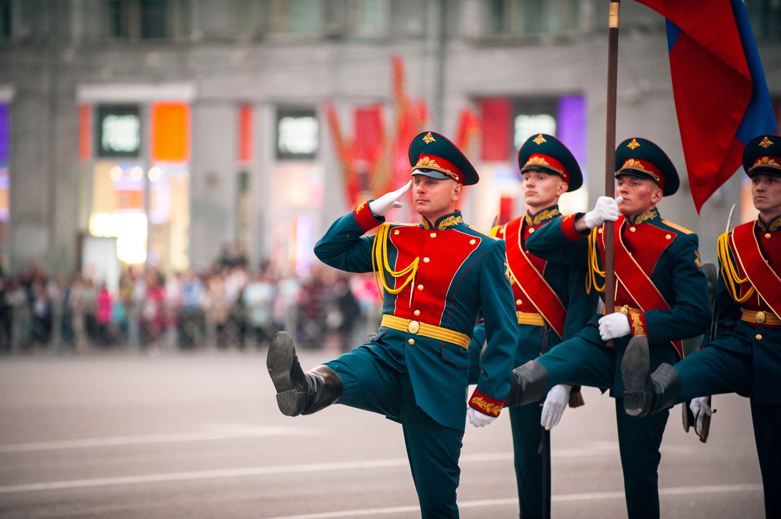 Репетиция парада. Фотограф в Новосибирске Полина Колмачевская