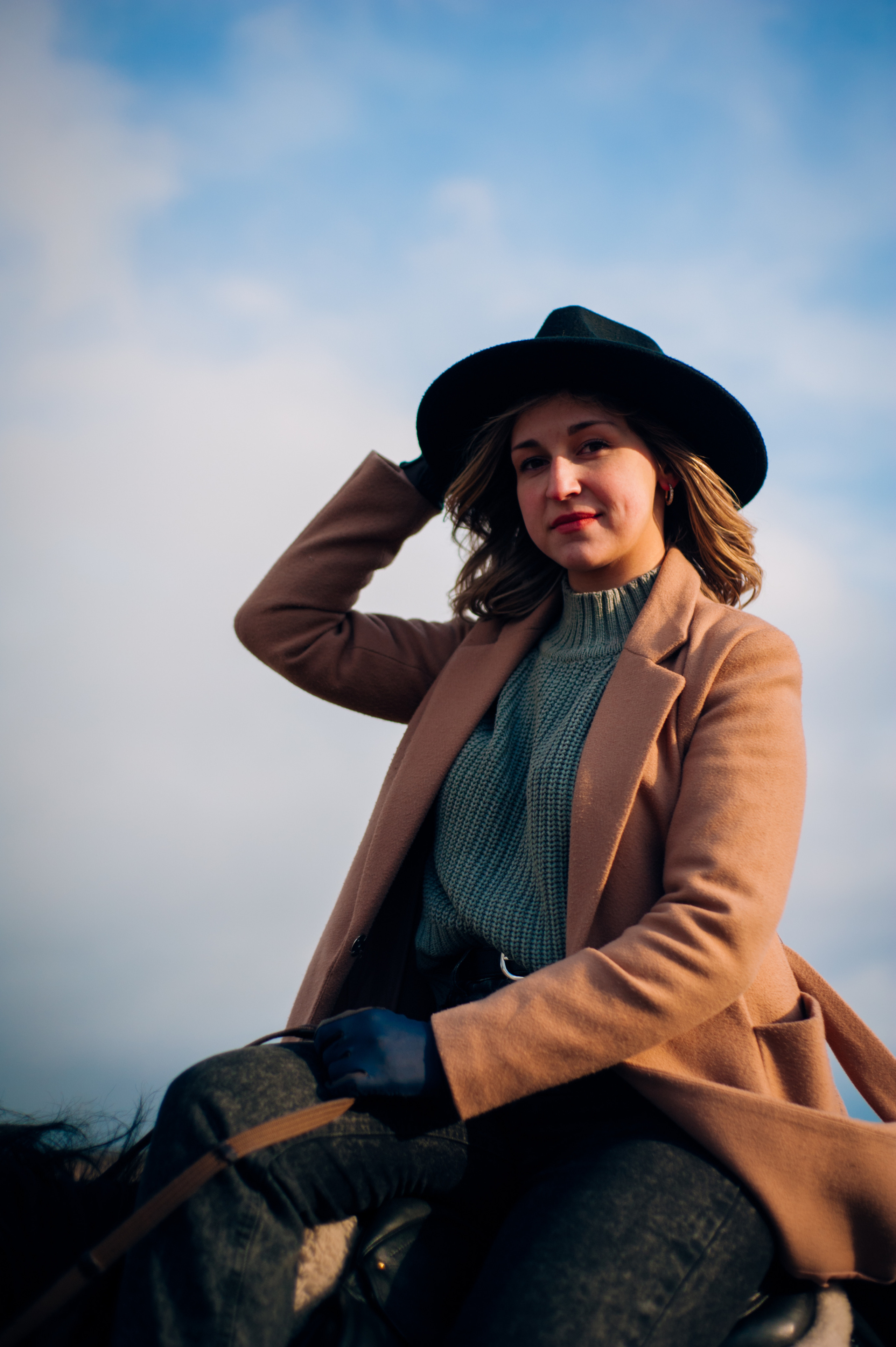 Алёна с лошадками. Фотограф в Новосибирске Полина Колмачевская