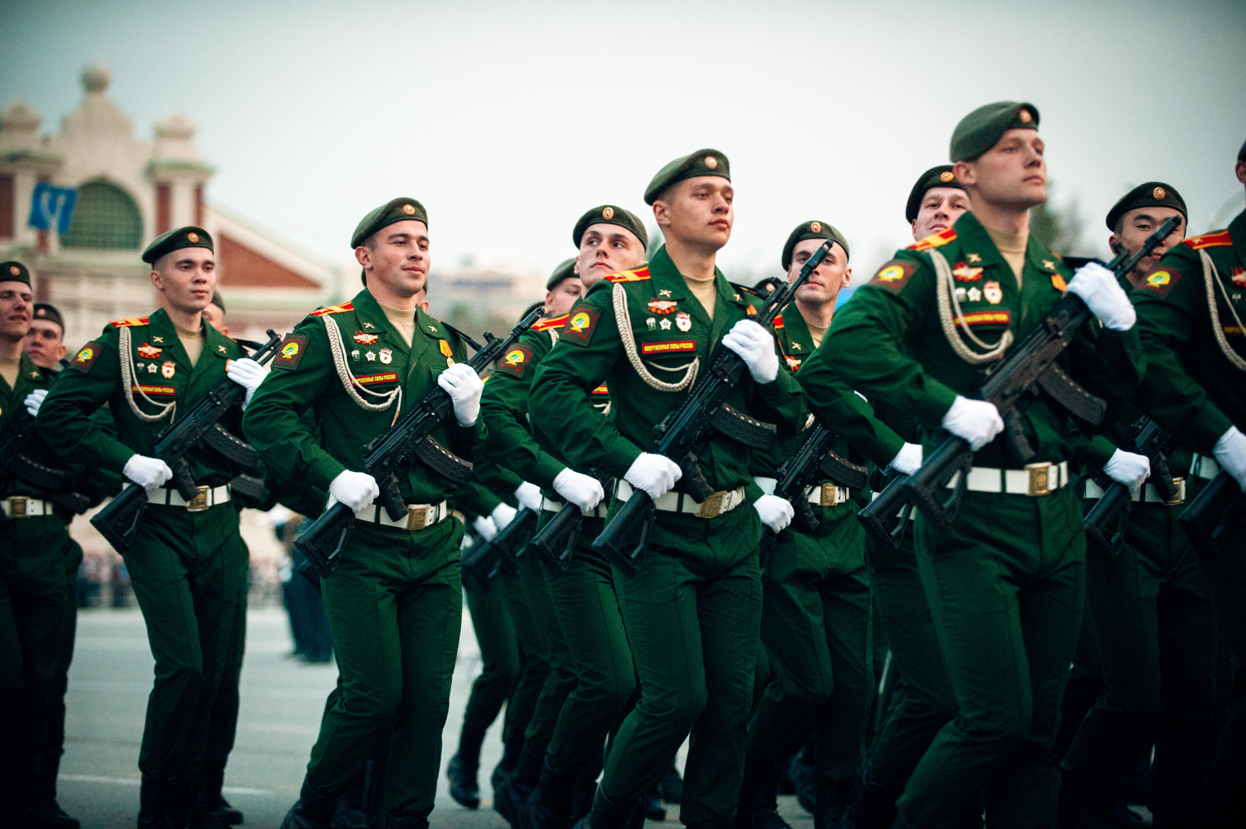 Репетиция парада. Фотограф в Новосибирске Полина Колмачевская