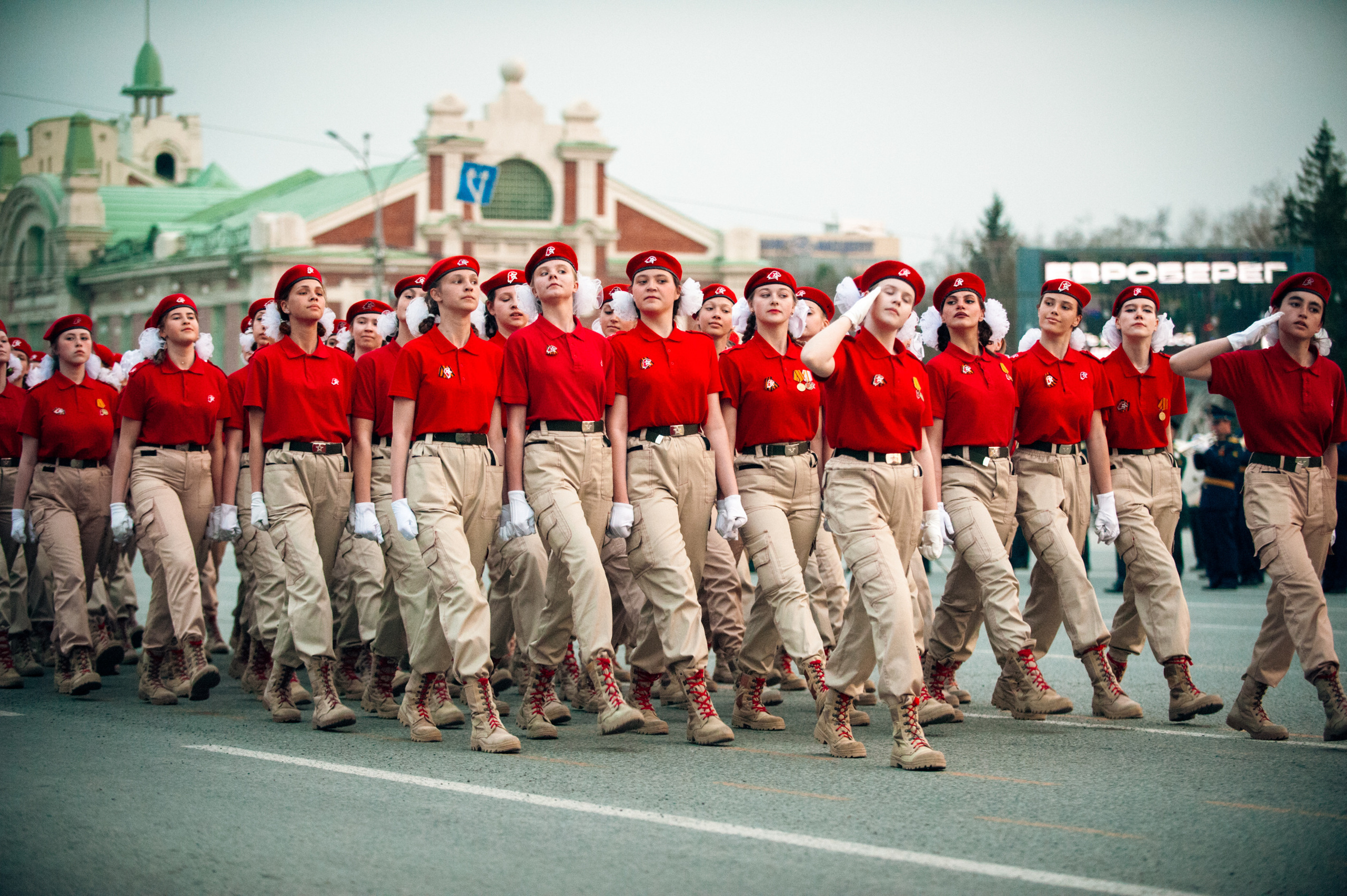 Репетиция парада. Фотограф в Новосибирске Полина Колмачевская