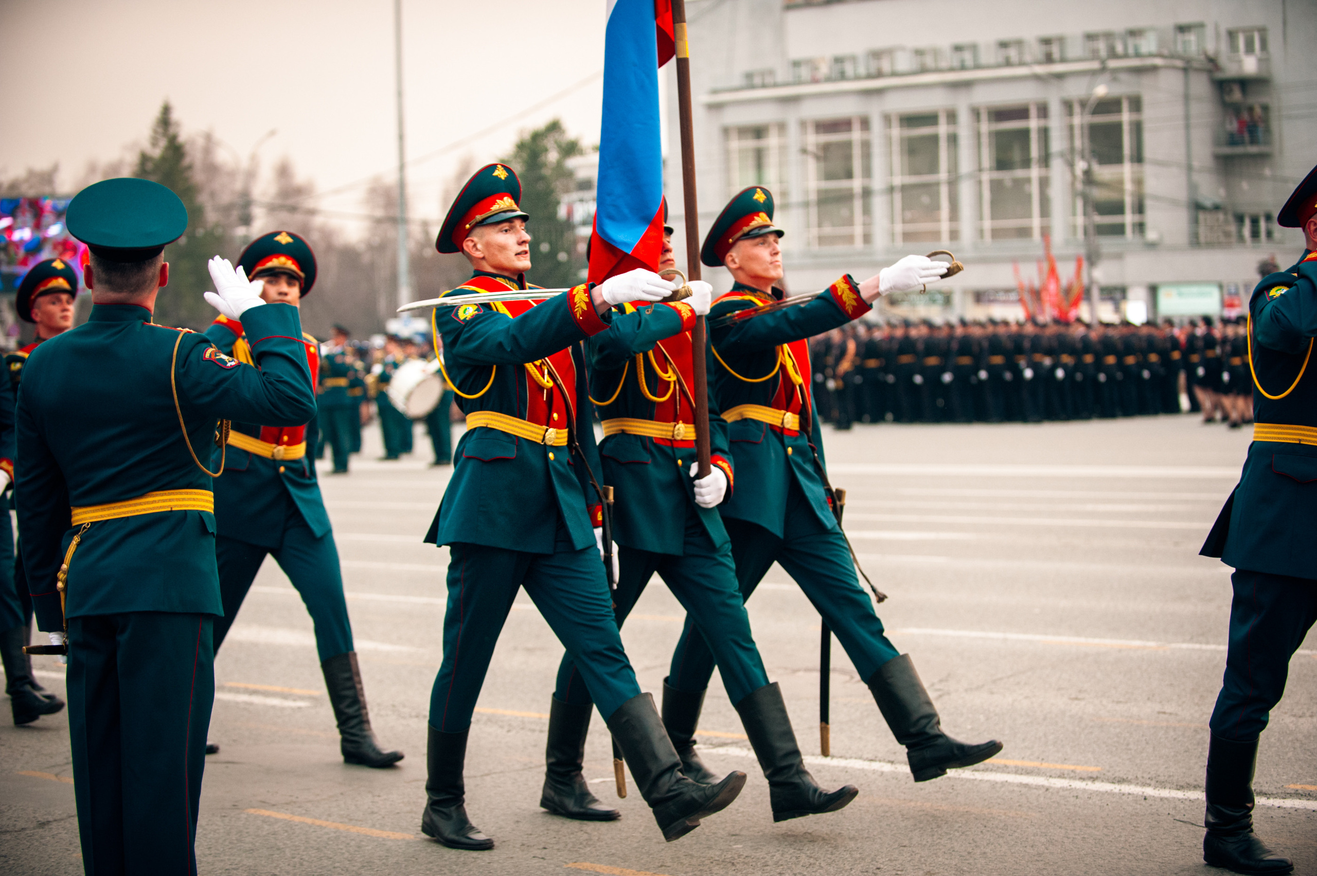 Репетиция парада. Фотограф в Новосибирске Полина Колмачевская
