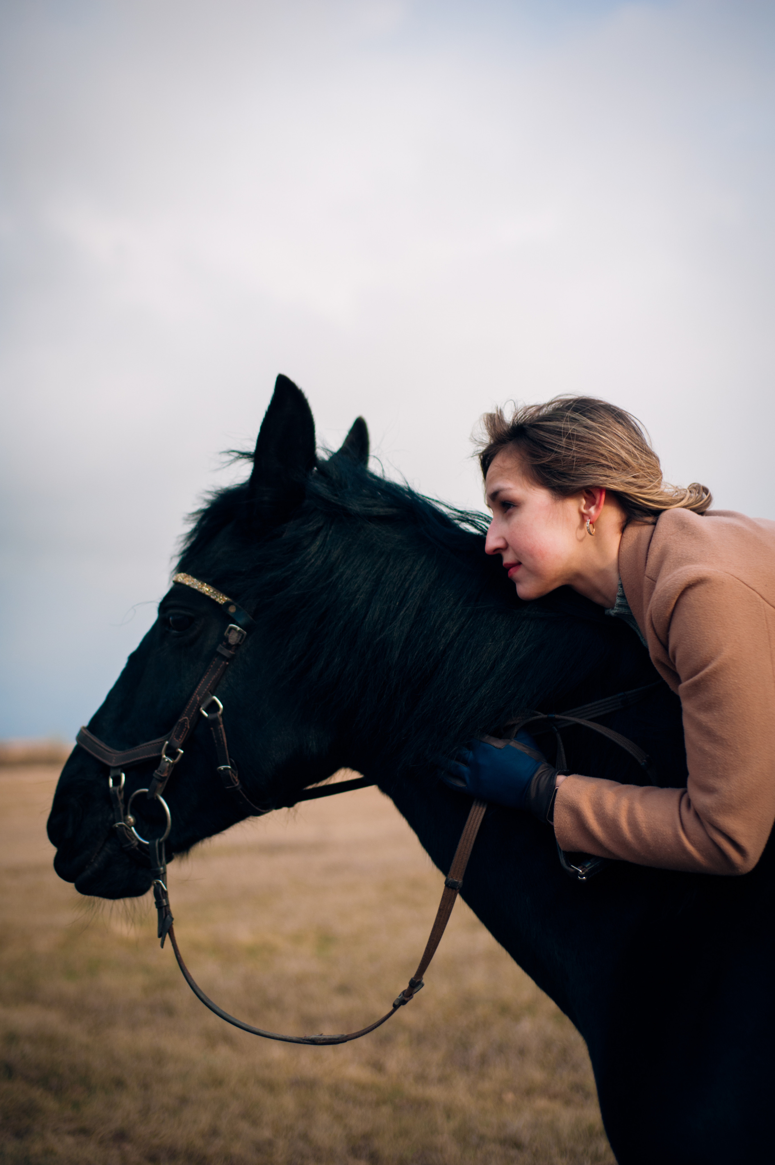 Алёна с лошадками. Фотограф в Новосибирске Полина Колмачевская