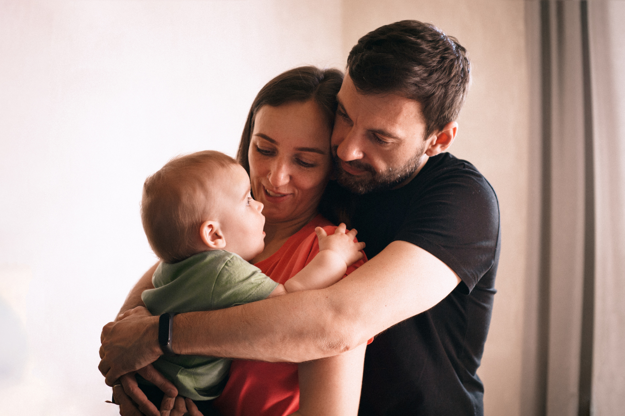 Семейная съёмка дома. Фотограф в Новосибирске Полина Колмачевская