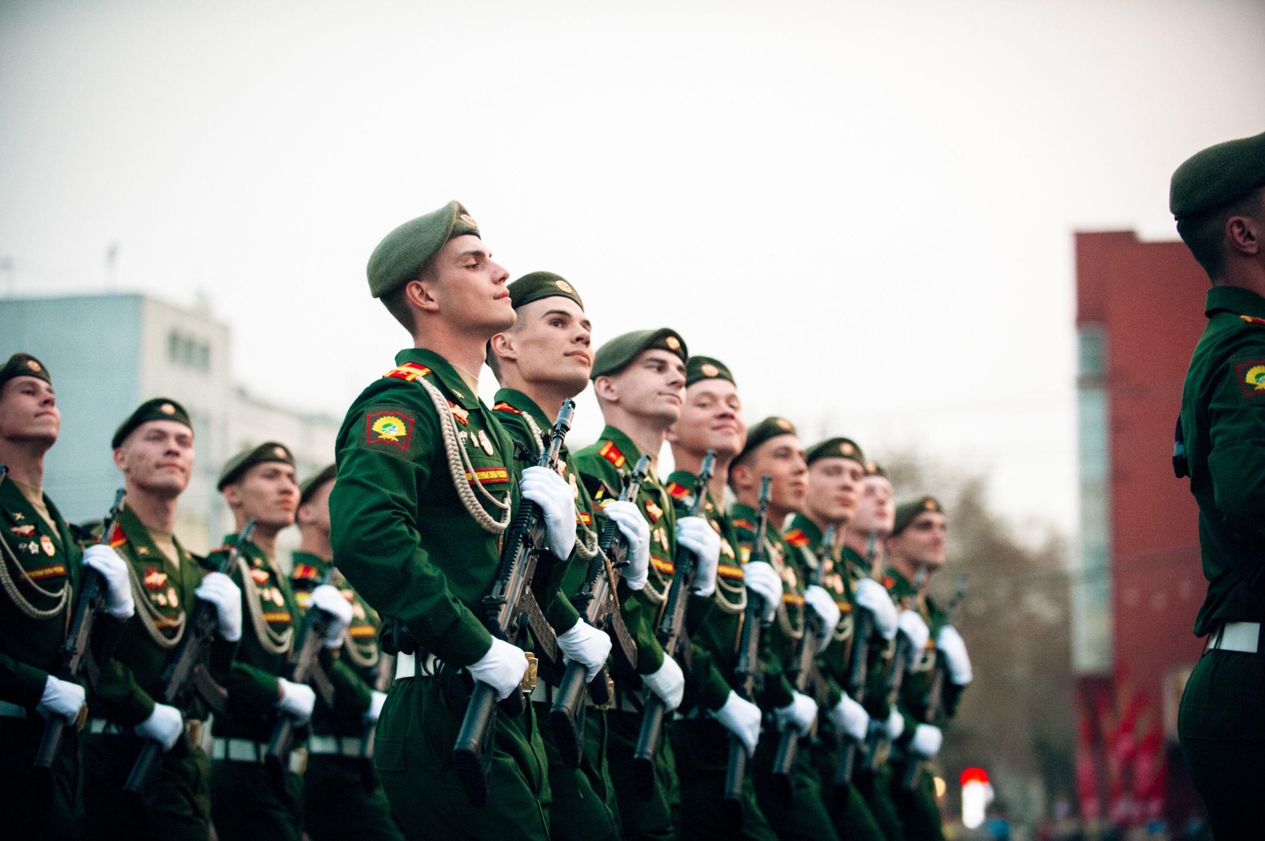 Репетиция парада. Фотограф в Новосибирске Полина Колмачевская