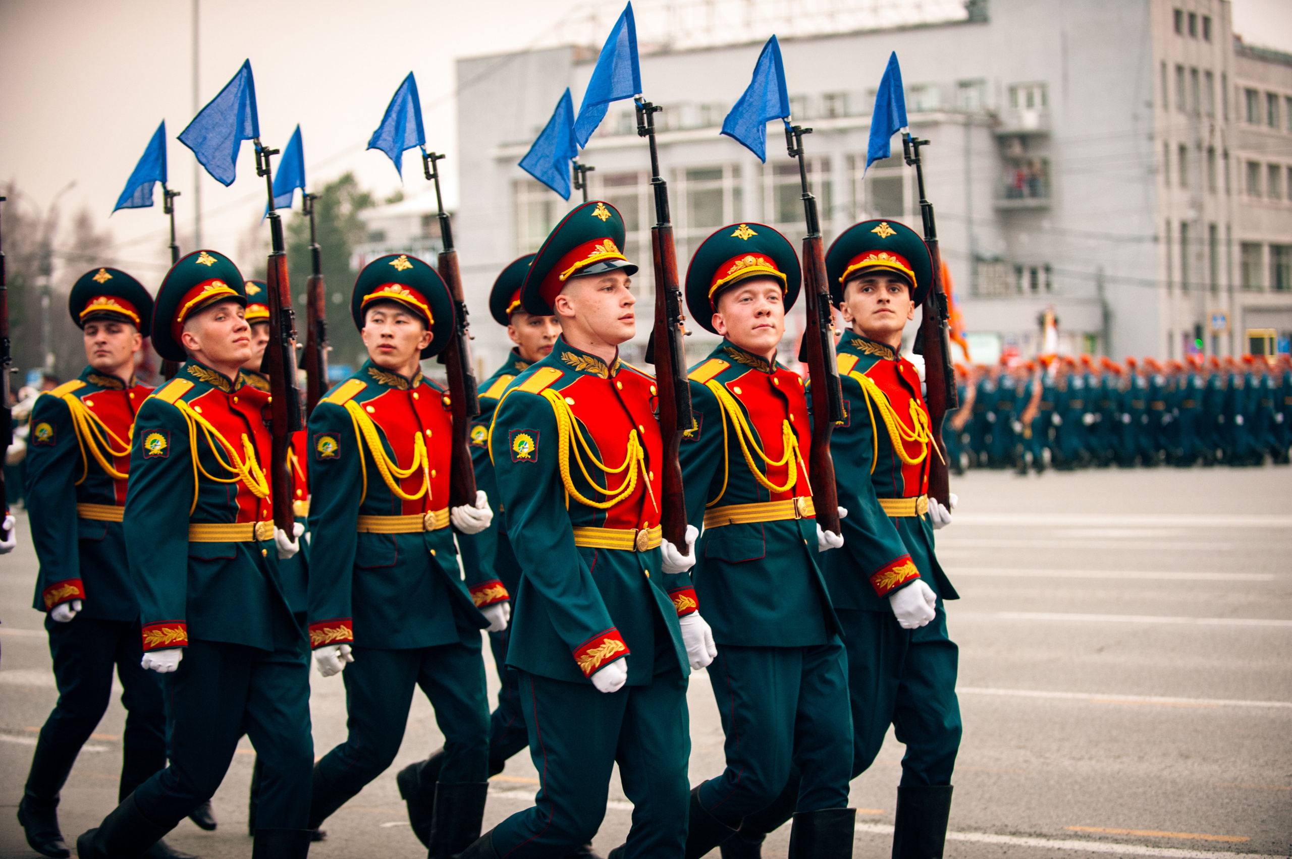 Репетиция парада. Фотограф в Новосибирске Полина Колмачевская