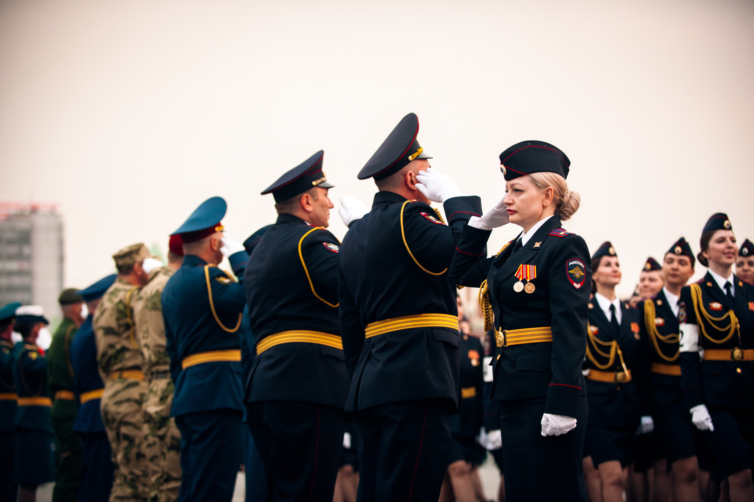 Репетиция парада. Фотограф в Новосибирске Полина Колмачевская