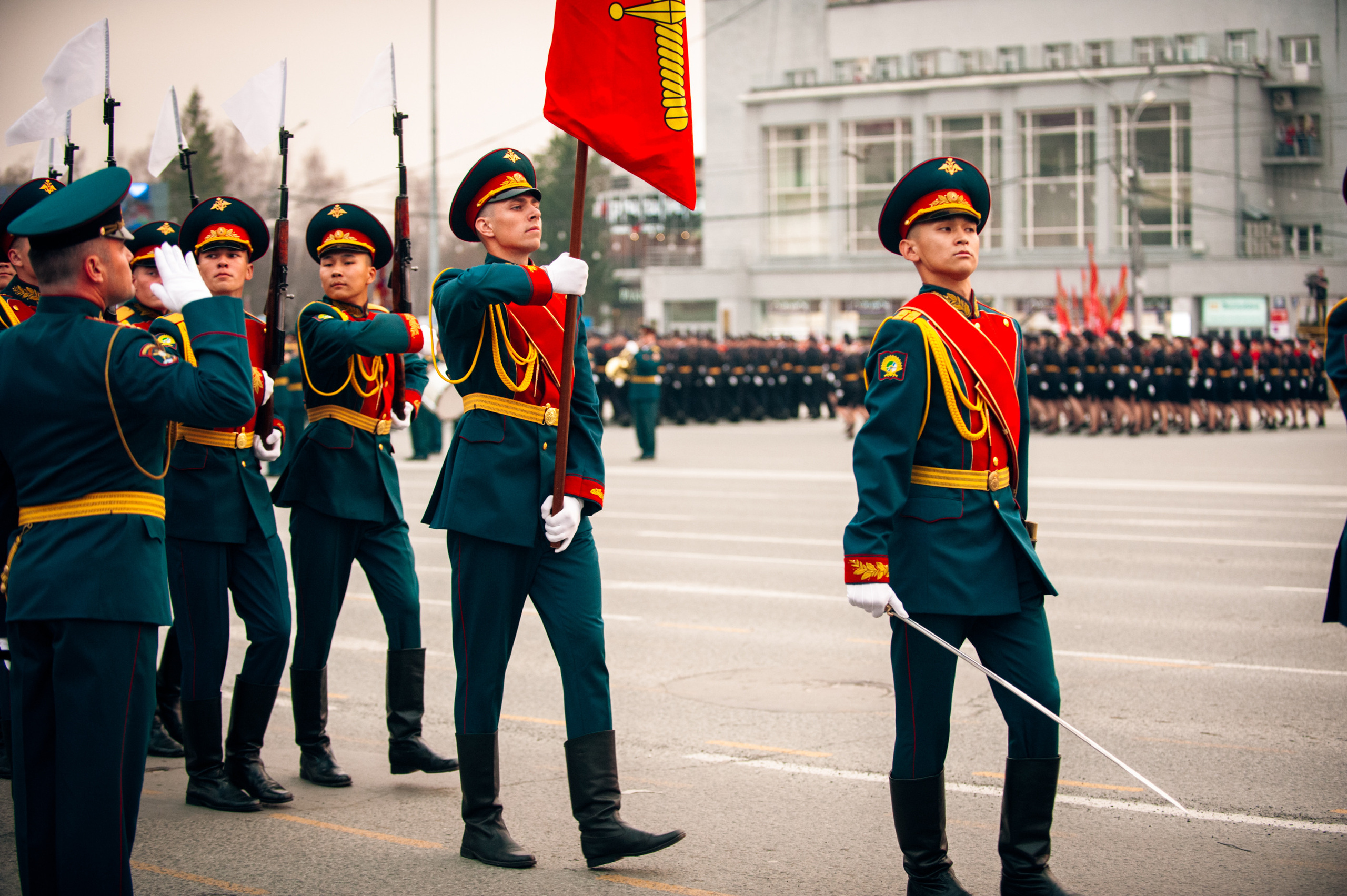 Репетиция парада. Фотограф в Новосибирске Полина Колмачевская