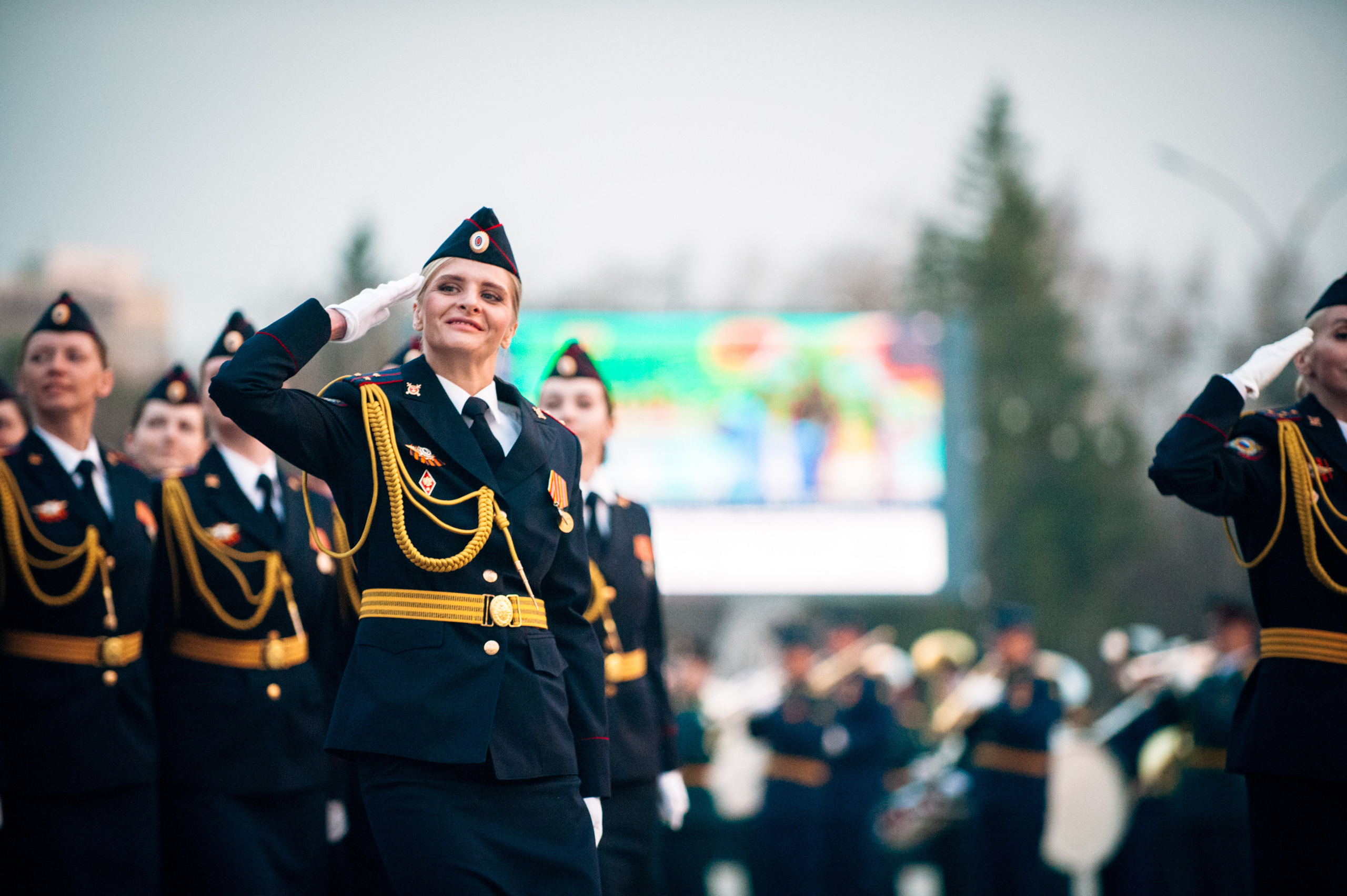 Репетиция парада. Фотограф в Новосибирске Полина Колмачевская
