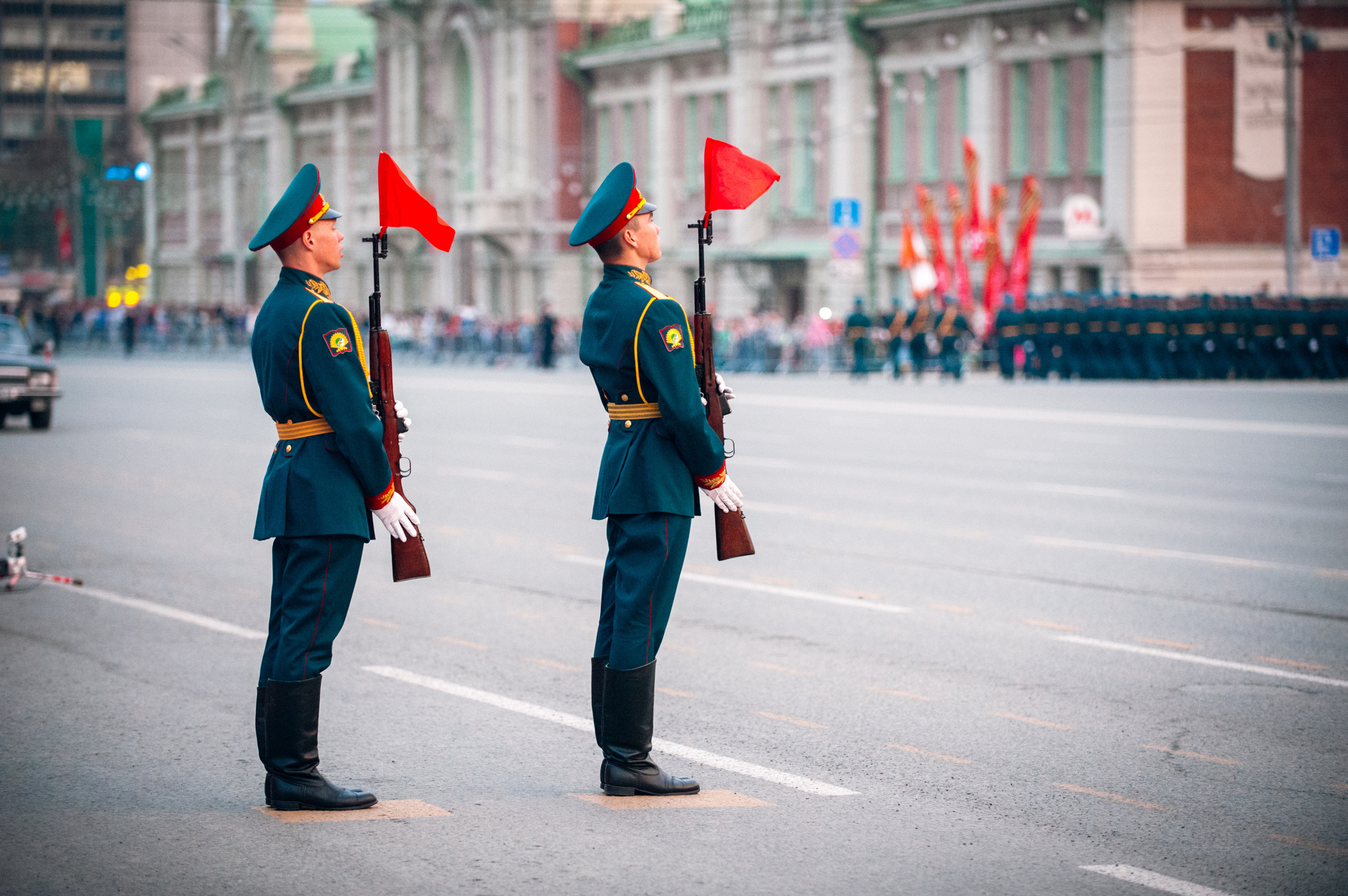 Репетиция парада. Фотограф в Новосибирске Полина Колмачевская