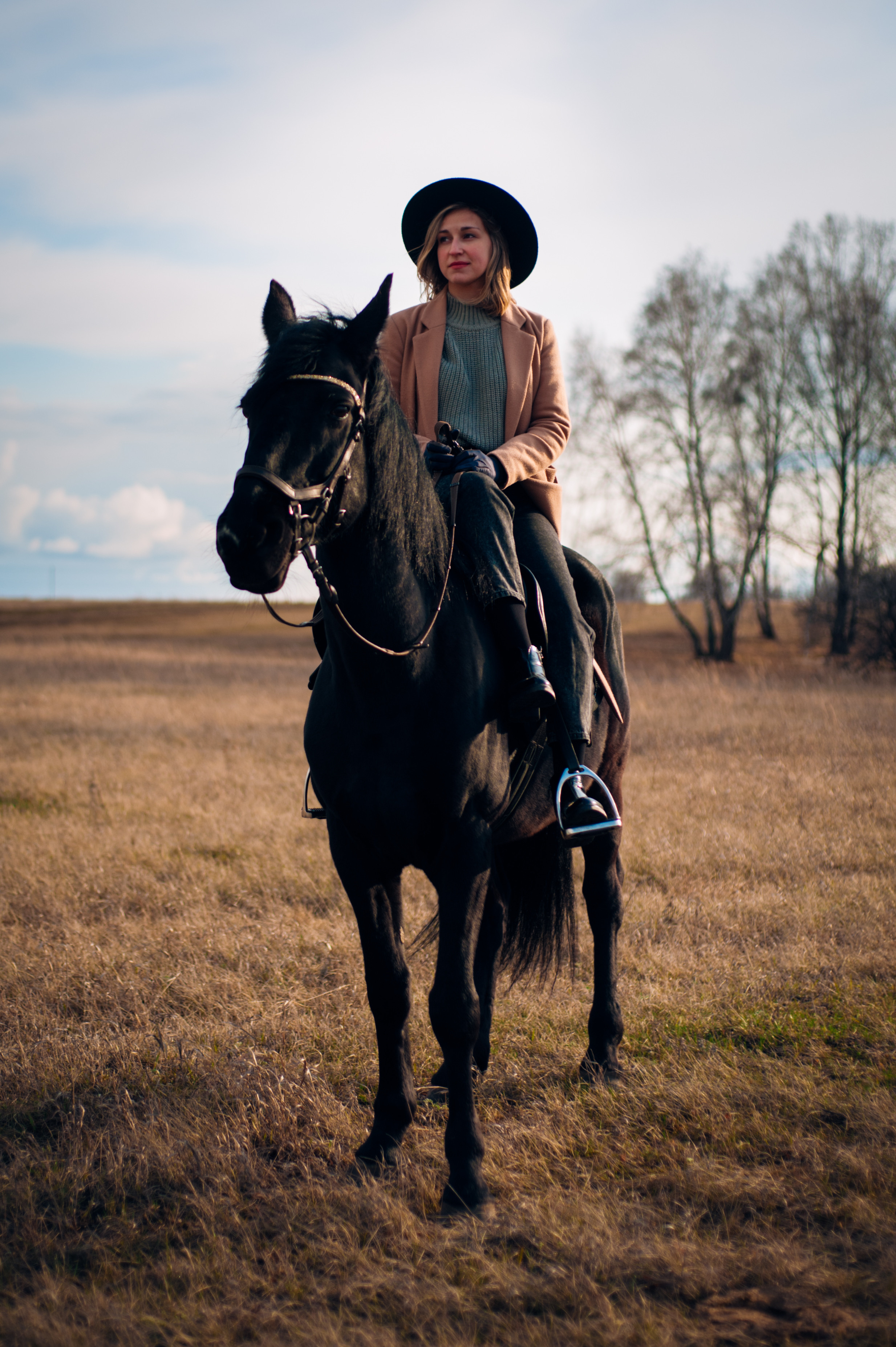 Алёна с лошадками. Фотограф в Новосибирске Полина Колмачевская