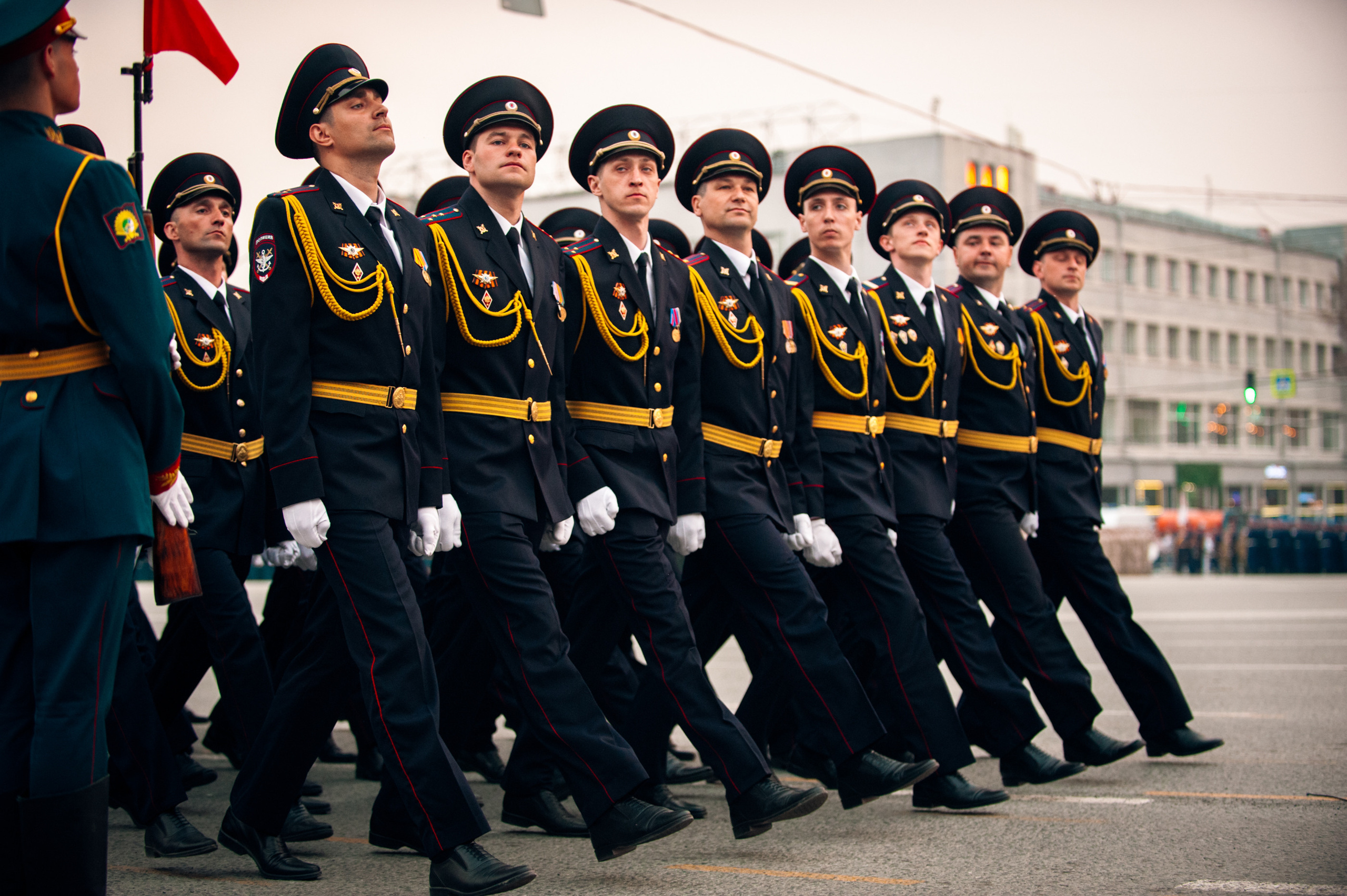 Репетиция парада. Фотограф в Новосибирске Полина Колмачевская