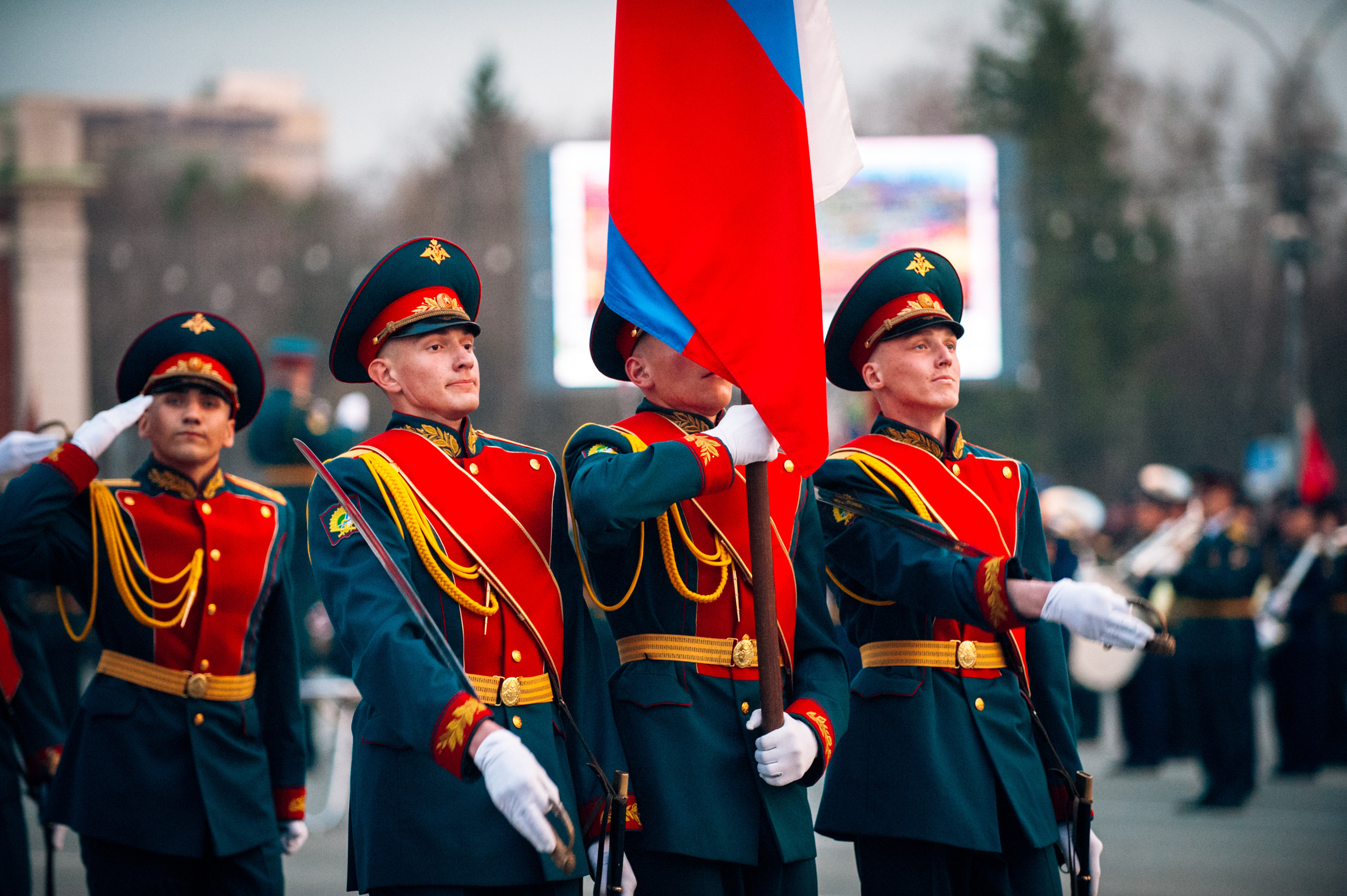 Репетиция парада. Фотограф в Новосибирске Полина Колмачевская