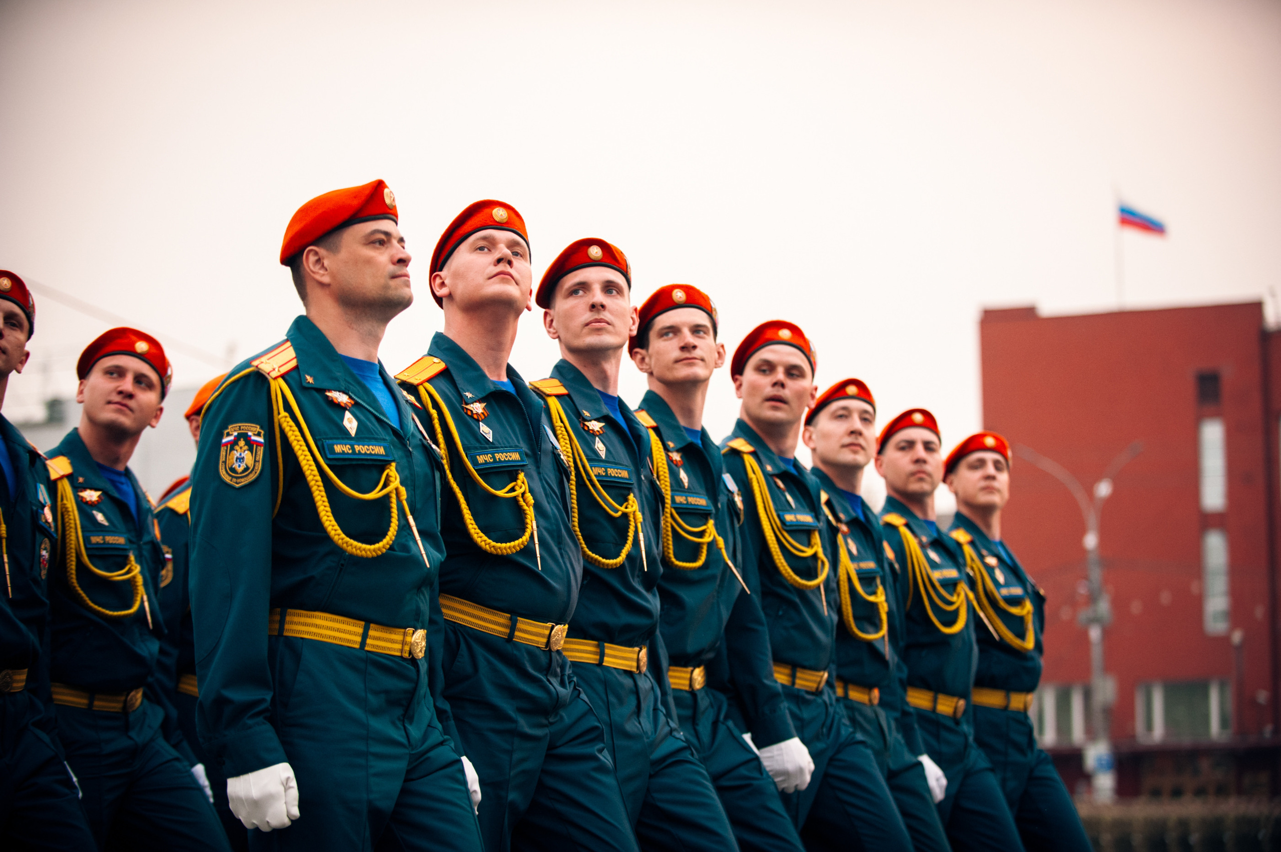 Репетиция парада. Фотограф в Новосибирске Полина Колмачевская