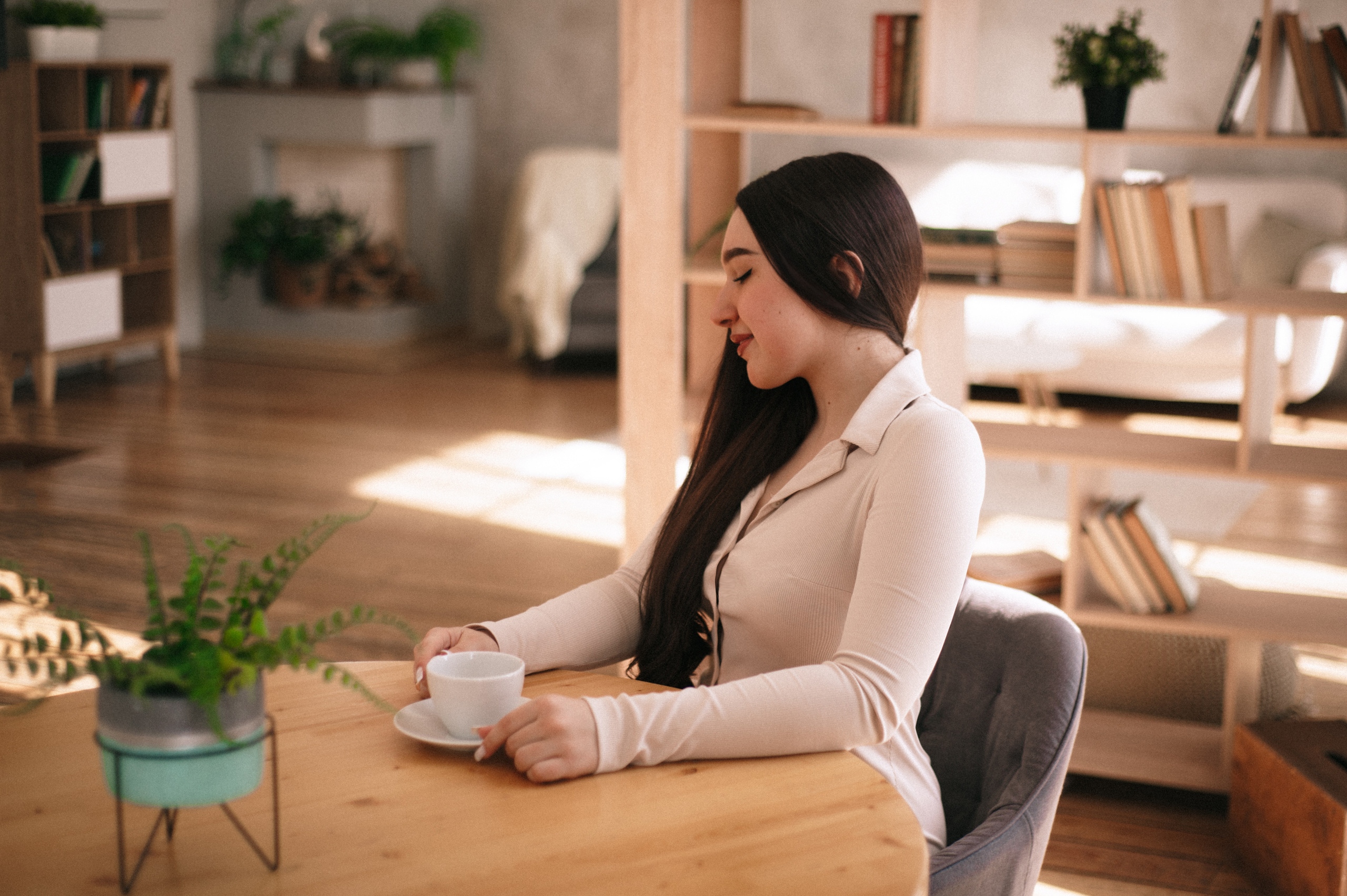 Аня, студия. Фотограф в Новосибирске Полина Колмачевская